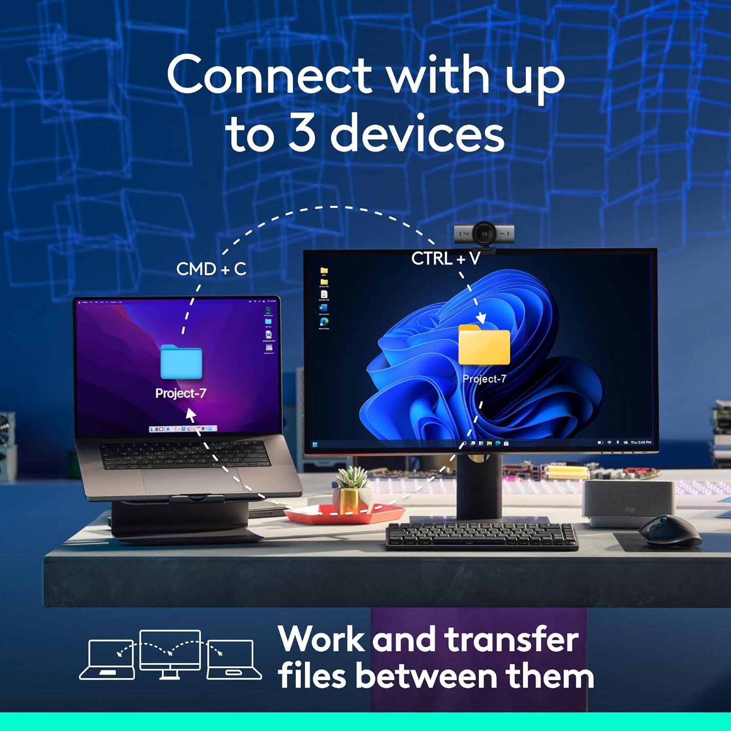 Ratón Inalámbrico Logitech MX Master 3S Bluetooth 8K DPI