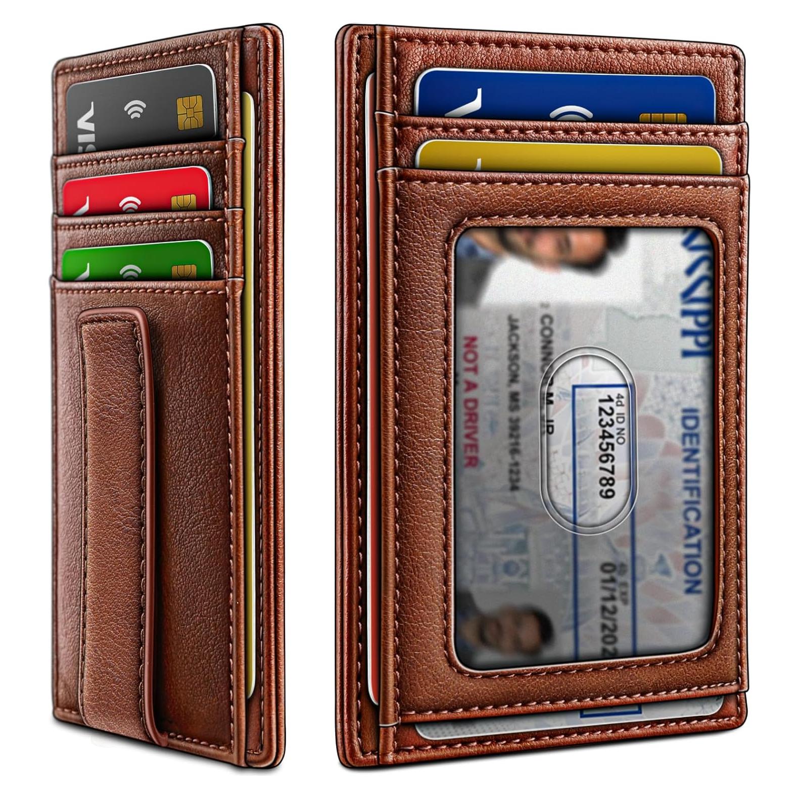 Billetera de Cuero Bulliant para Hombres con Clip y RFID