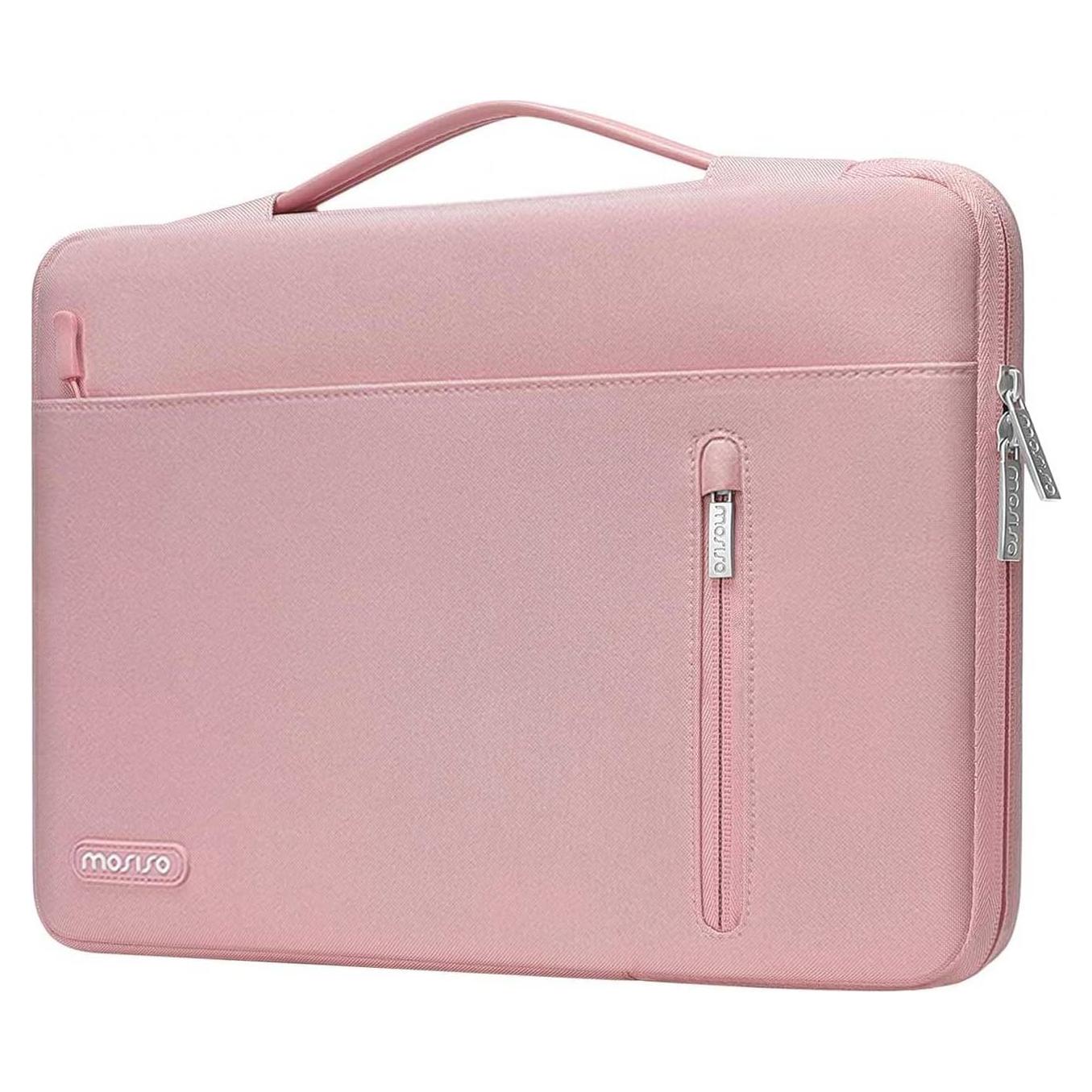 Funda Protectora MOSISO 360 Rosa para Laptop 15-16"