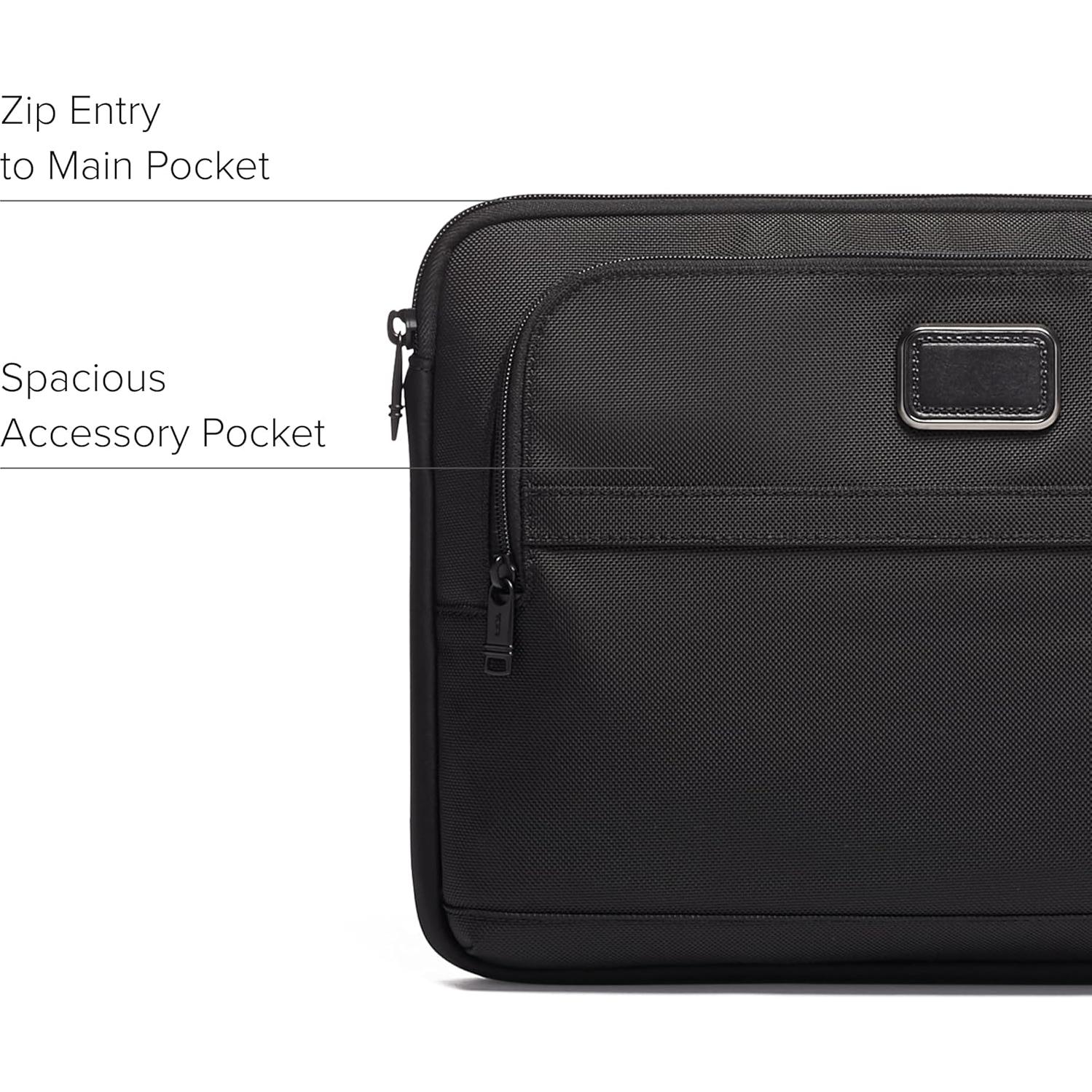 Funda para Laptop TUMI Alpha 3 - Nylon Balístico - Hasta 38.1 cm - Negro