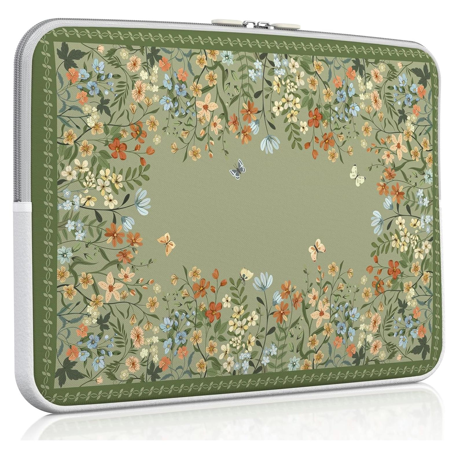 Funda para portátil iCasso 13" Verde - Protección Acolchada