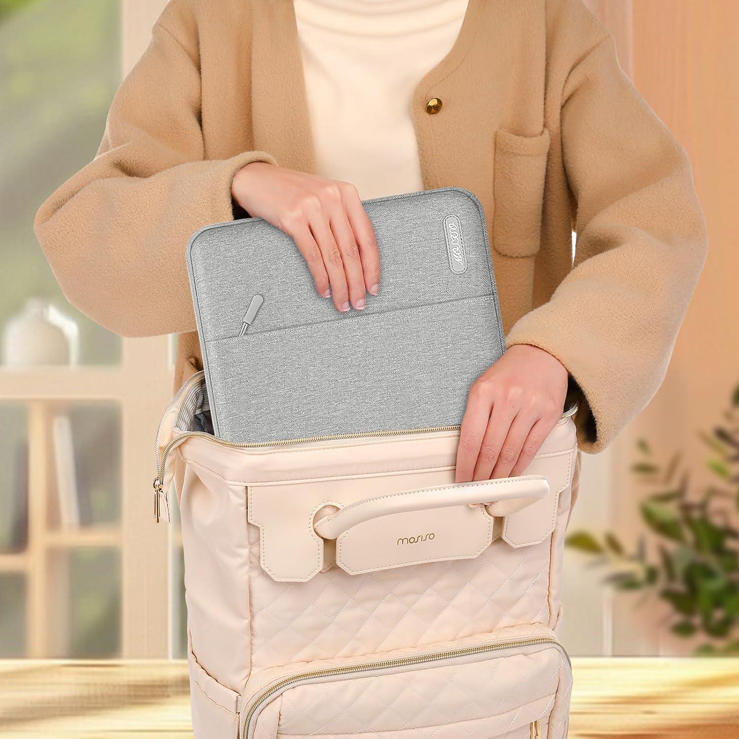 Funda Vertical MOSISO para Tablet 12.9" Gris - Protección y Estilo