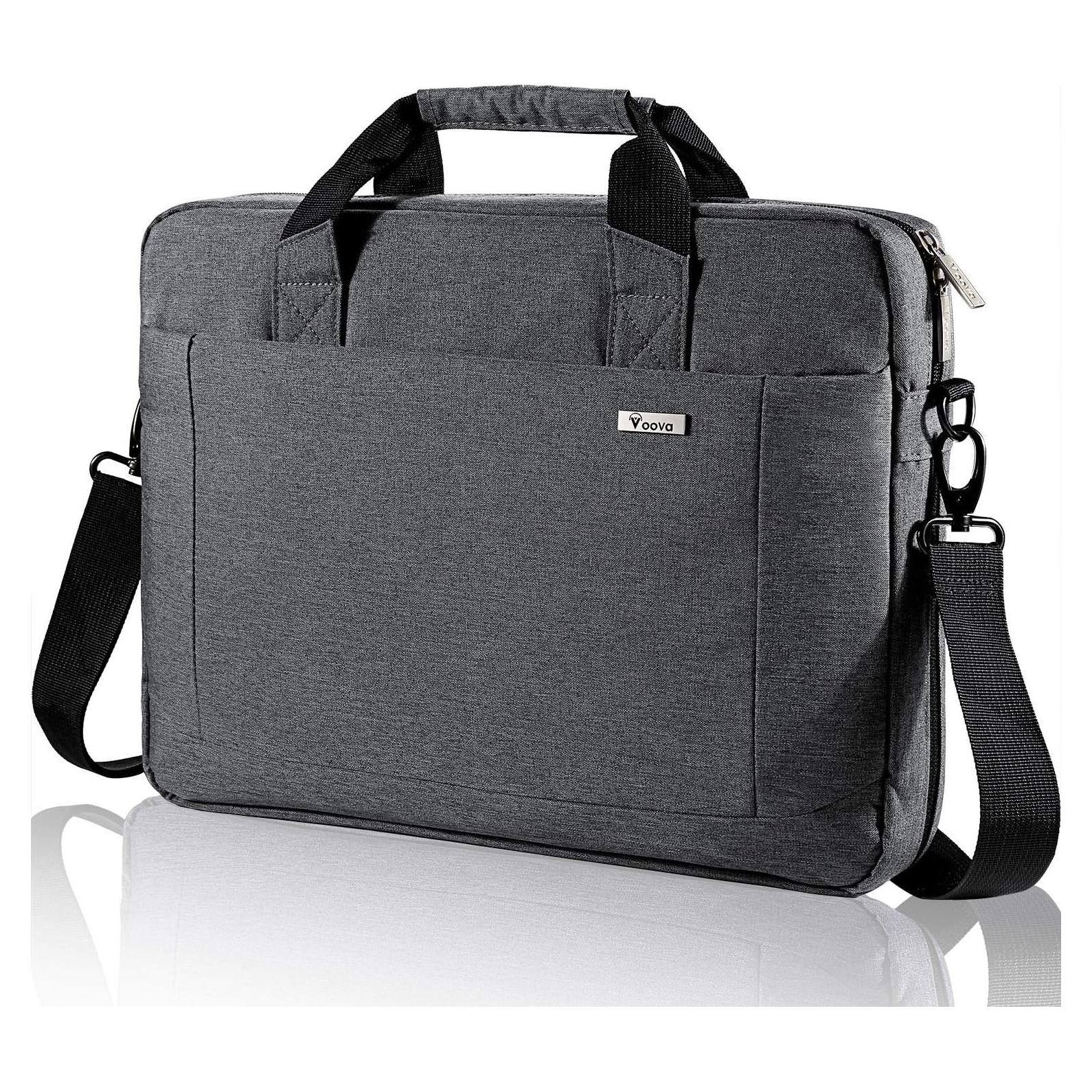 Bolsa para Laptop Voova 15.6" Gris Impermeable Expandible
