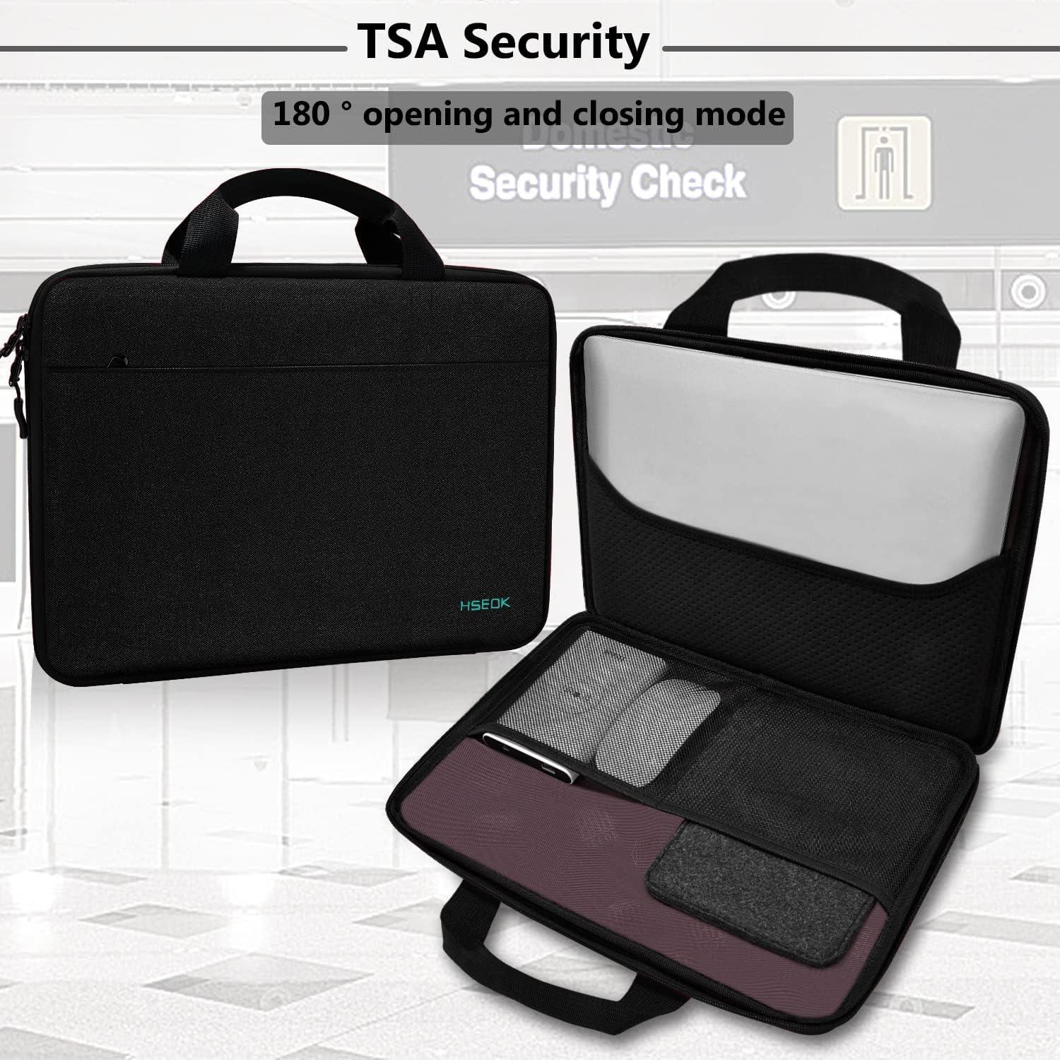 Funda para Laptop Hseok 13-14" Negra, Compatible MacBook Pro