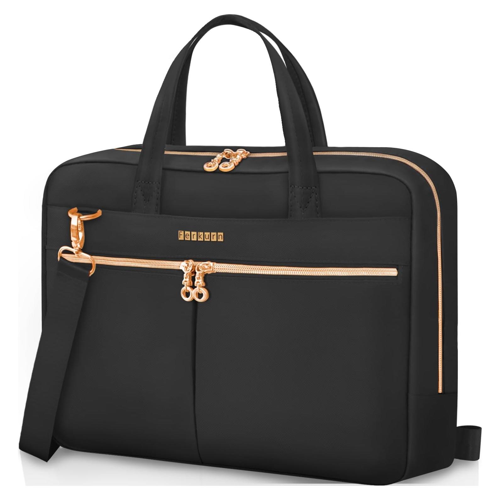 Bolsa para Laptop 15.6" Ferkurn Negra con Correa Desmontable