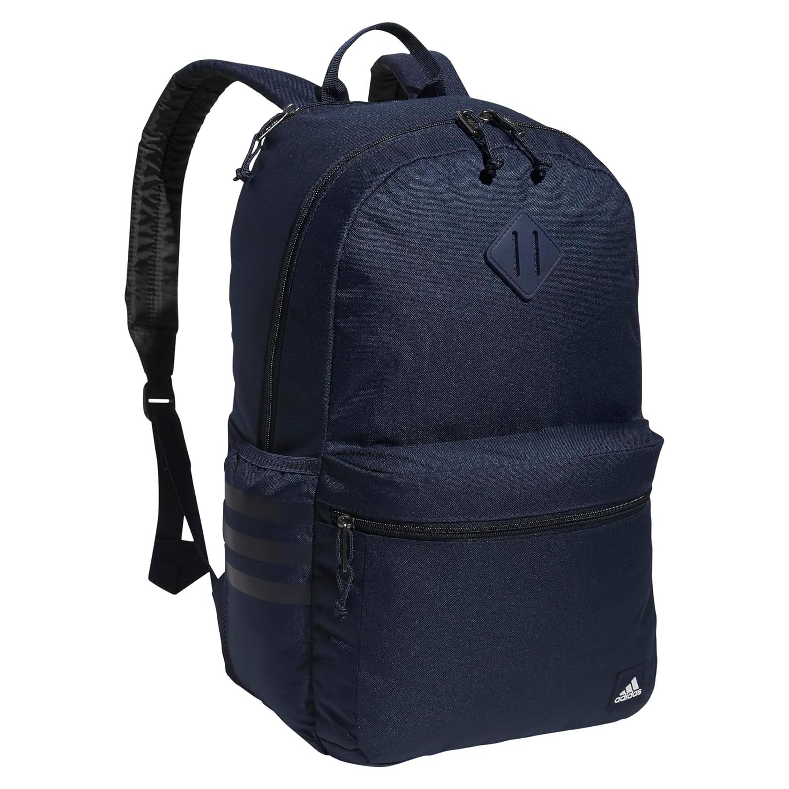 Mochila clásica 3-Stripes adidas unisex con funda para laptop