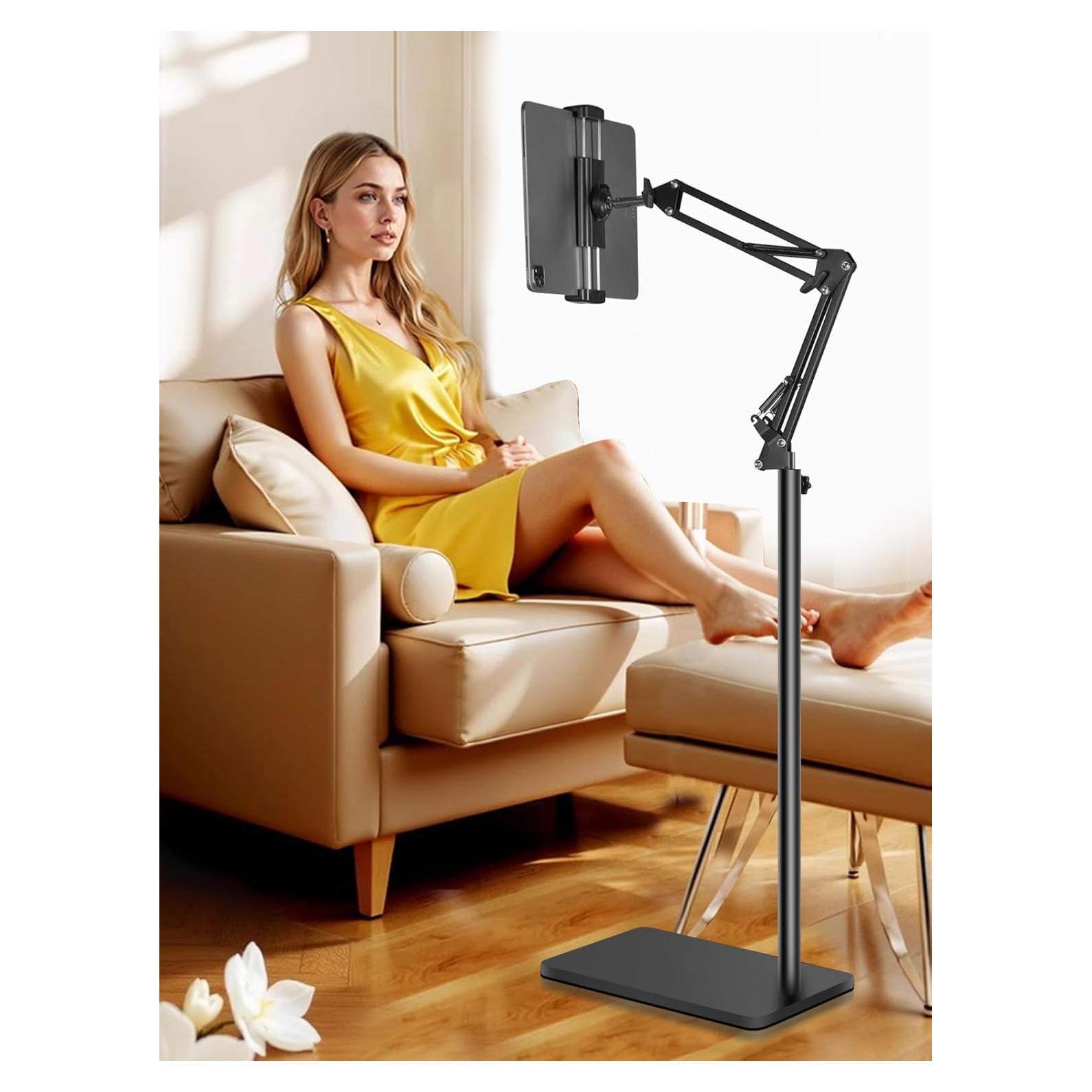 Soporte de Piso para Tableta Lucky Trip LD-098789 Ajustable