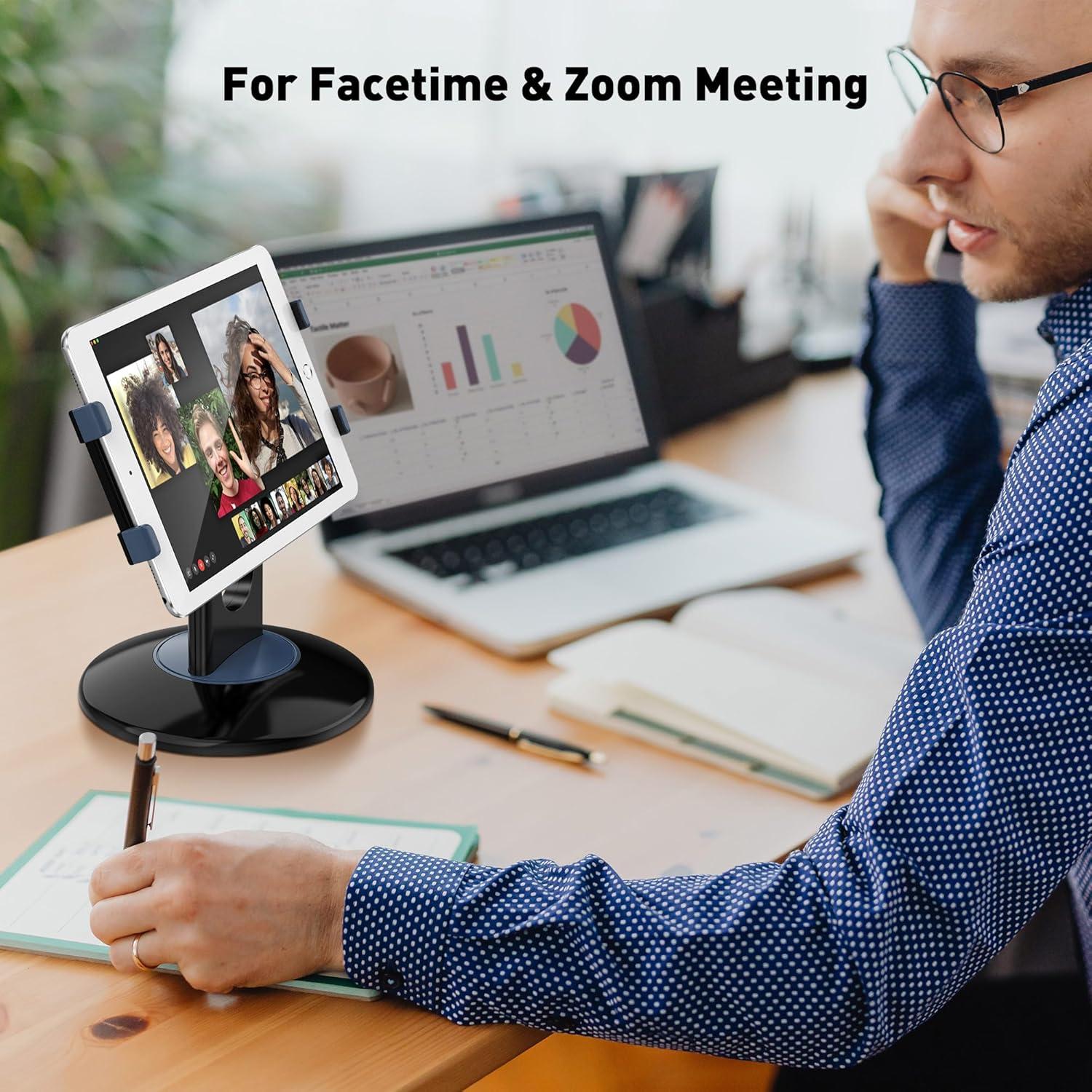 Soporte para Tableta AboveTEK TS-138B 360° Ajustable Negro