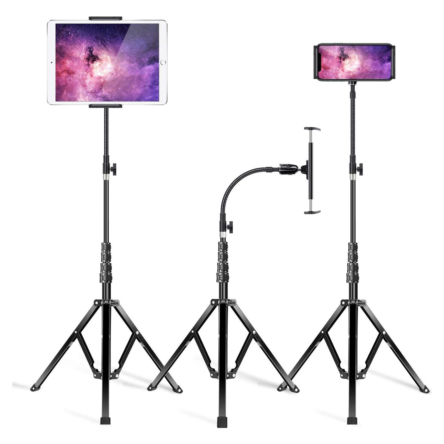 Soporte de Trípode Ajustable Elitehood para iPad y Tabletas 72"