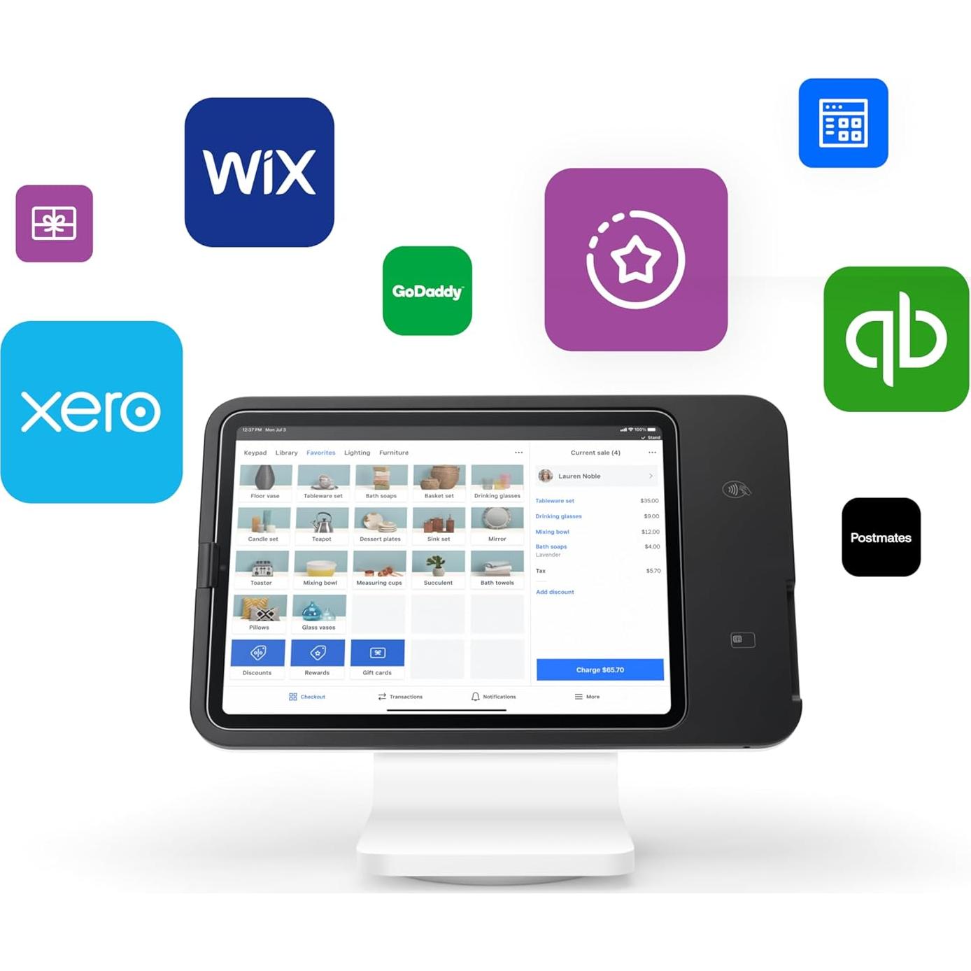 Soporte Cuadrado para iPad USB-C Square - 4.97 kg