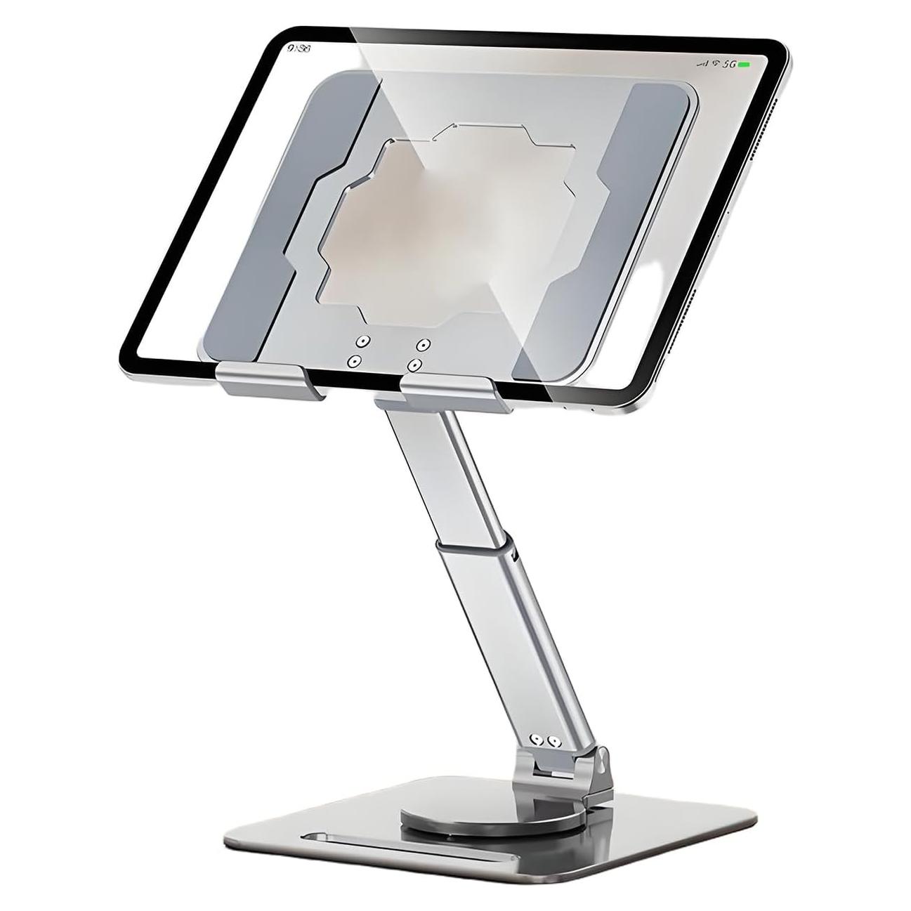 Soporte para Tableta Ajustable GuaziV 360° Plata Pulida