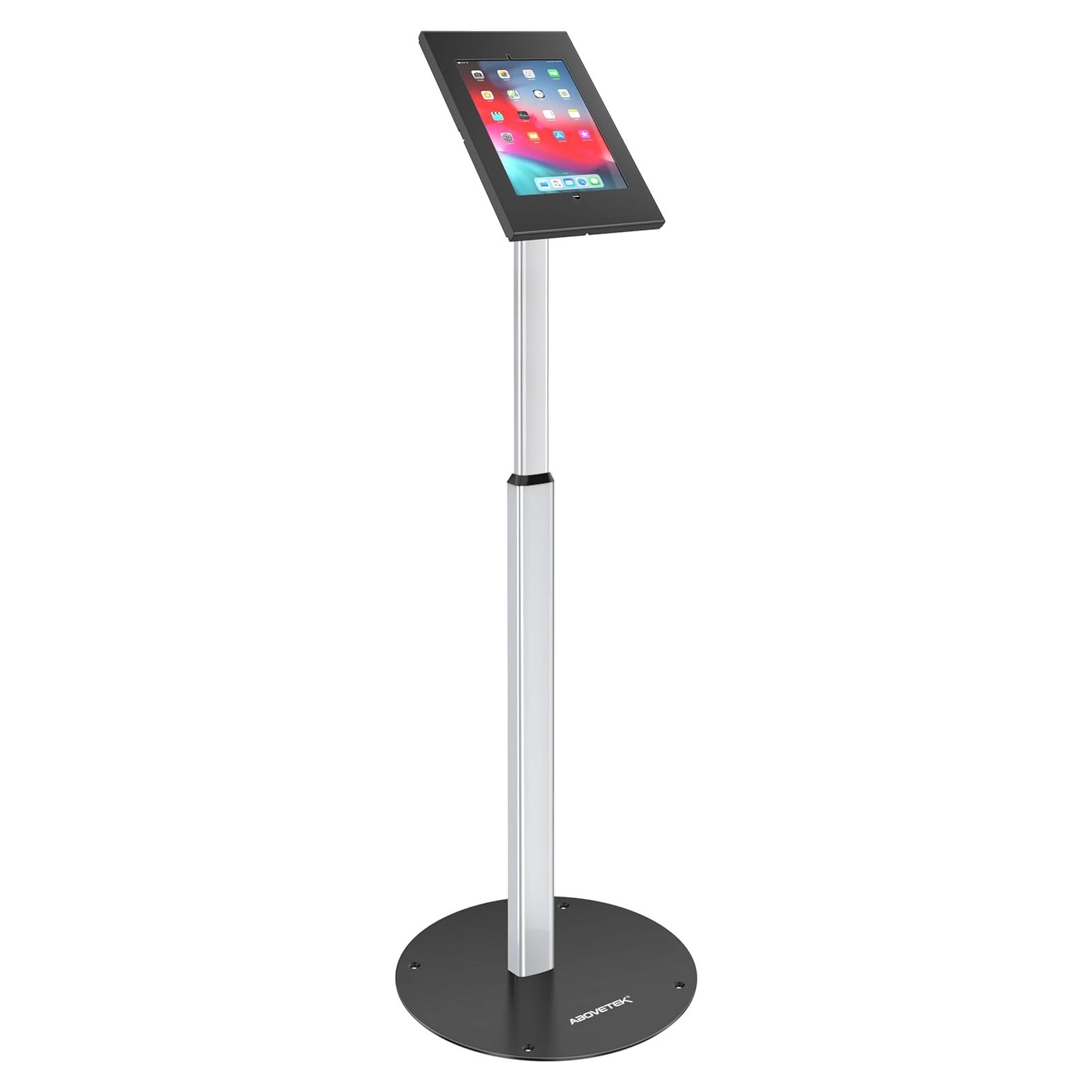 Soporte de Piso Anti Robo AboveTEK TH-618 para iPad 9.7" a 10.5"
