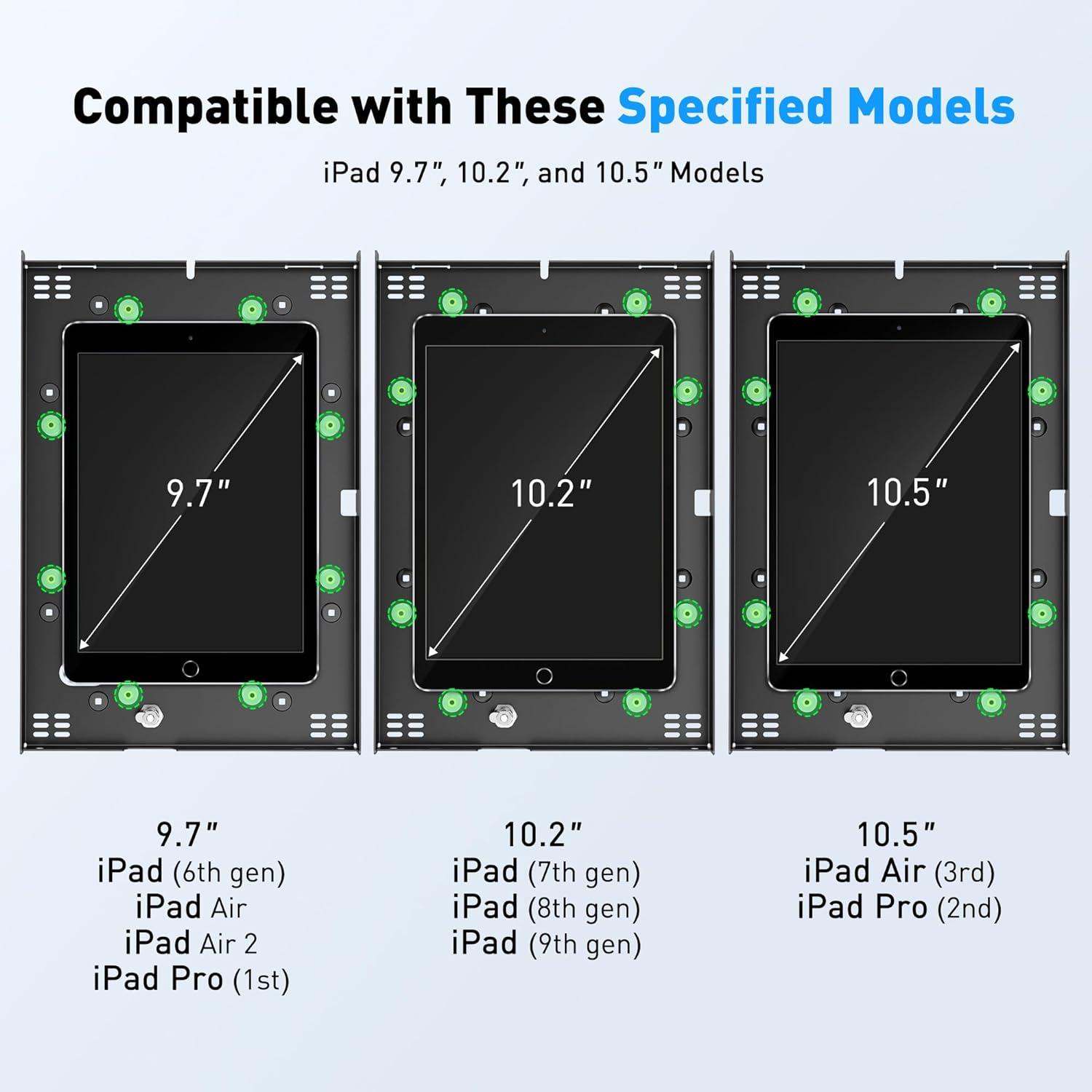 Soporte de Piso Anti Robo AboveTEK TH-618 para iPad 9.7" a 10.5"