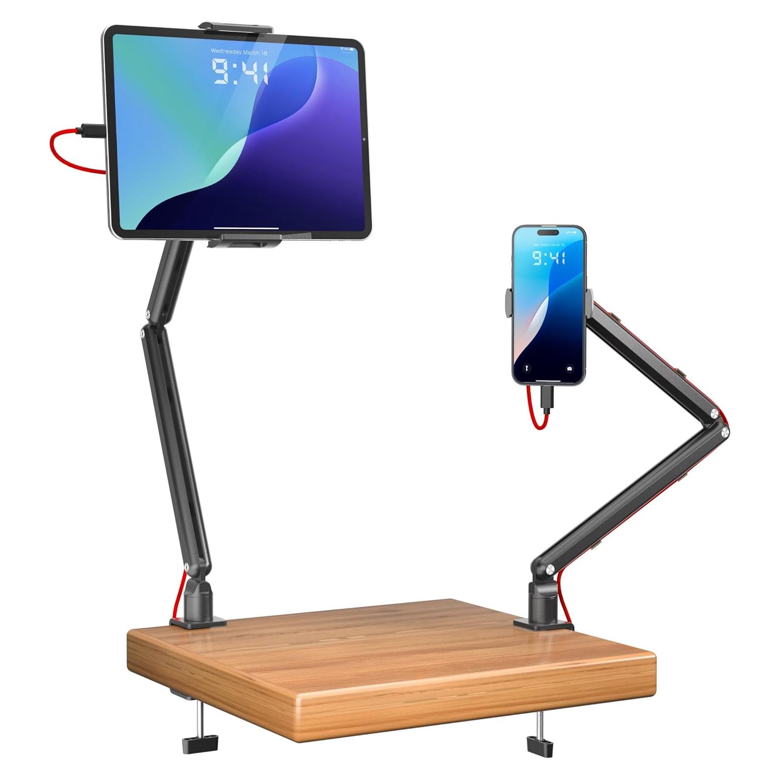 Soporte de brazo para tabletas y monitores KUUVAN 15.6"-17.3"