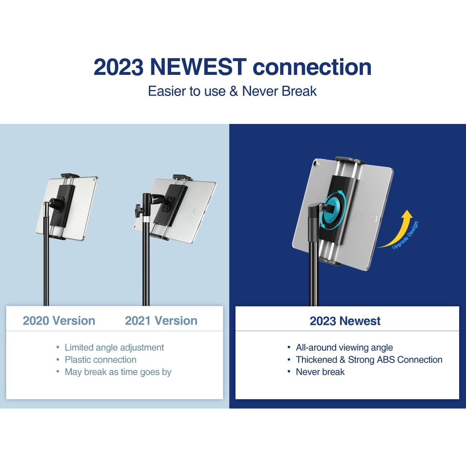 Soporte de Aluminio para iPad Elitehood 65" Ajustable Negro