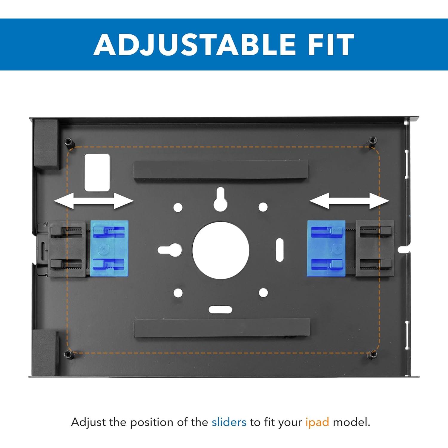 Soporte de Piso Antirrobo Mount-It! para iPad Ajustable 68-108 cm