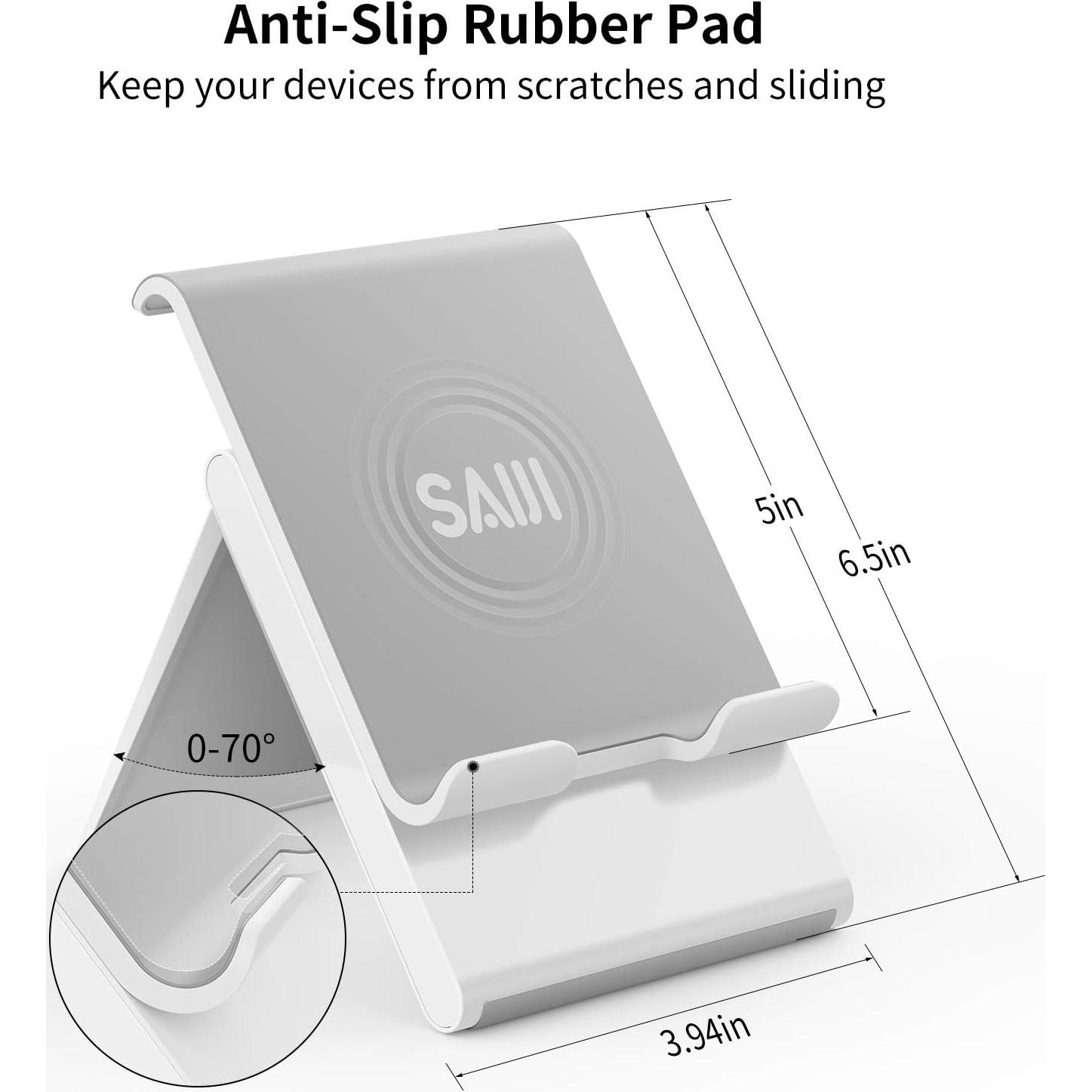 Soporte Ajustable para Tableta SAIJI S0-2 Plegable Gris 32.77 cm