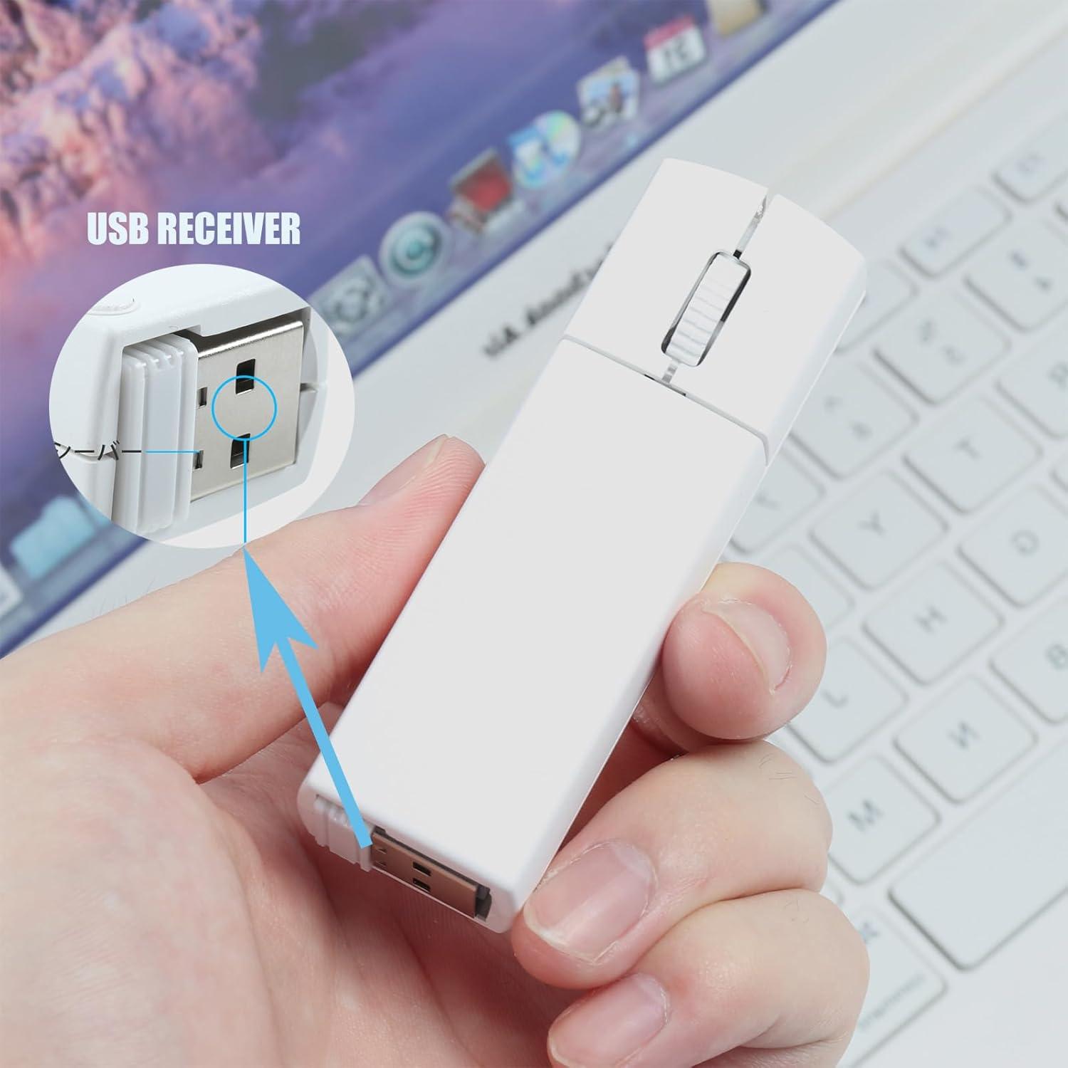 Ratón Bluetooth Silencioso Recargable Elec Space Mini 8.1cm