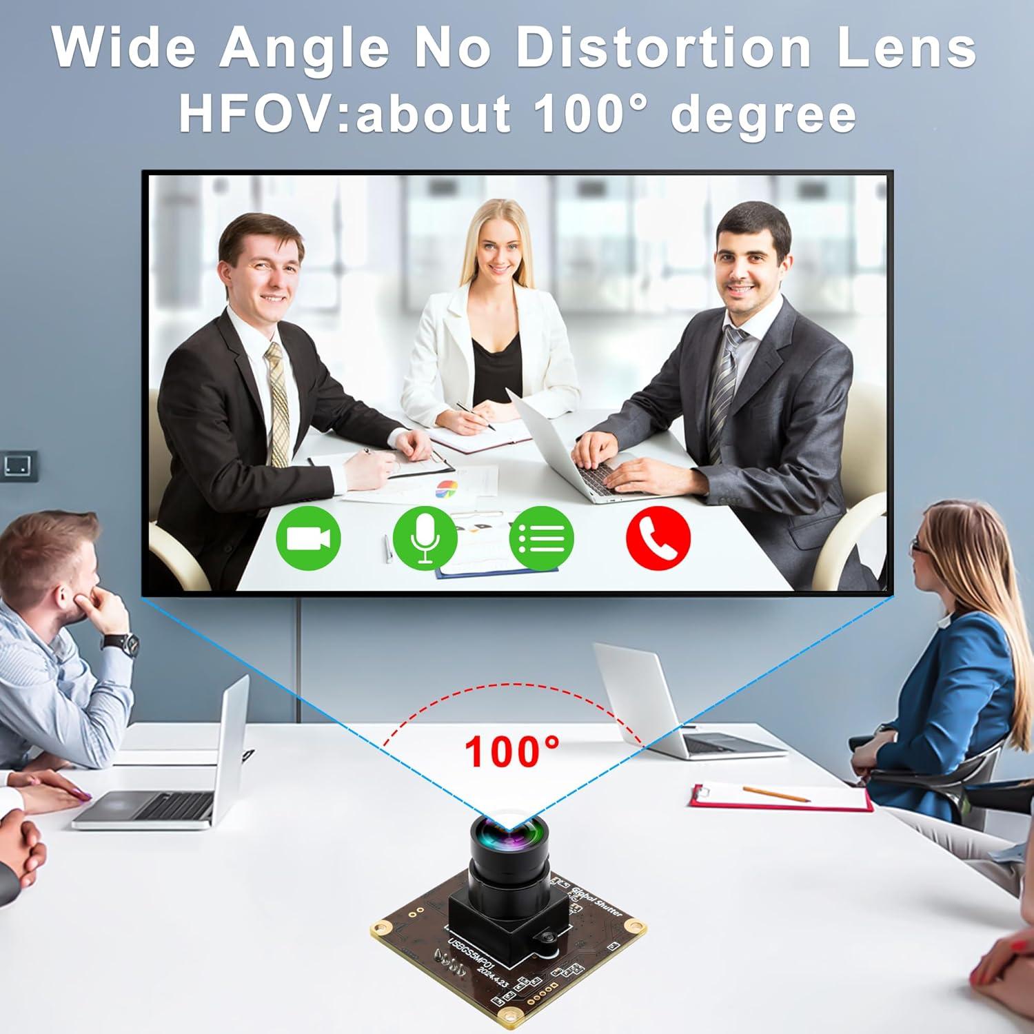 Cámara USB 5MP IFWATER 50FPS Global Sin Distorsión