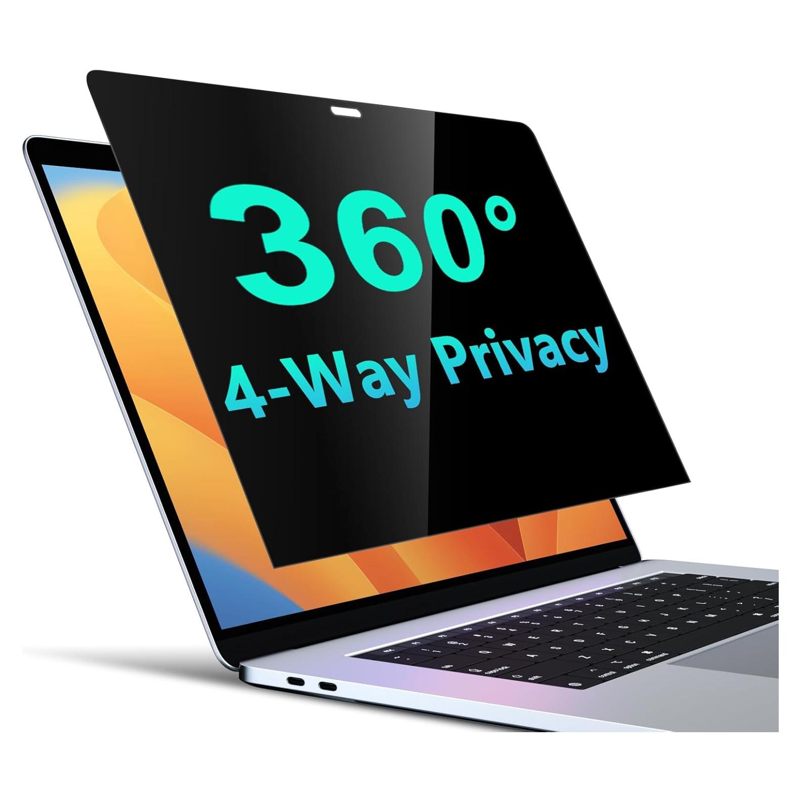 Filtro de Pantalla de Privacidad PYS para MacBook 13" 4-Vías