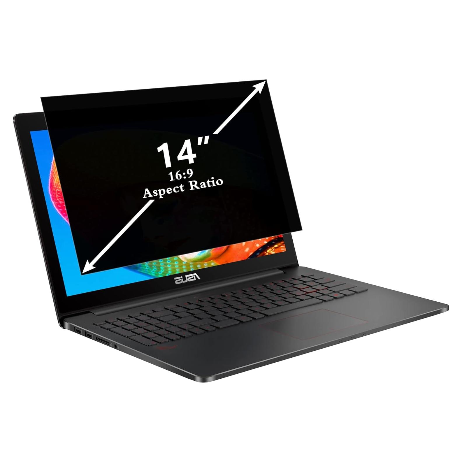 Filtro de Privacidad PYS para Laptop 14" Antirreflejo