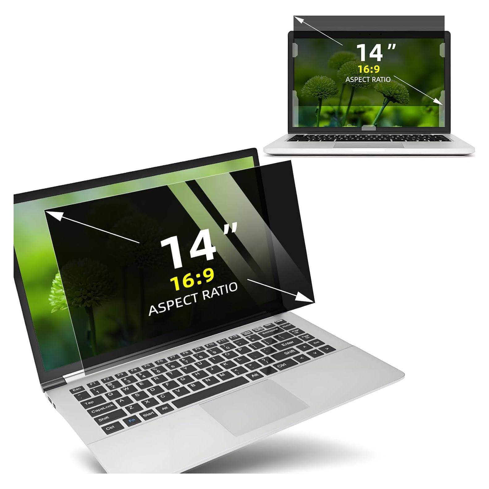 Protector de Pantalla Privada 14" ARAHFUN Anti Rayones Mate Brillante