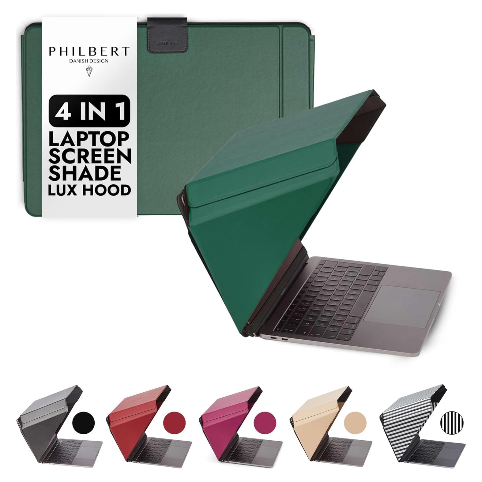 Capota de Sol para Laptop 4-en-1 Lux - Verde 15-16"