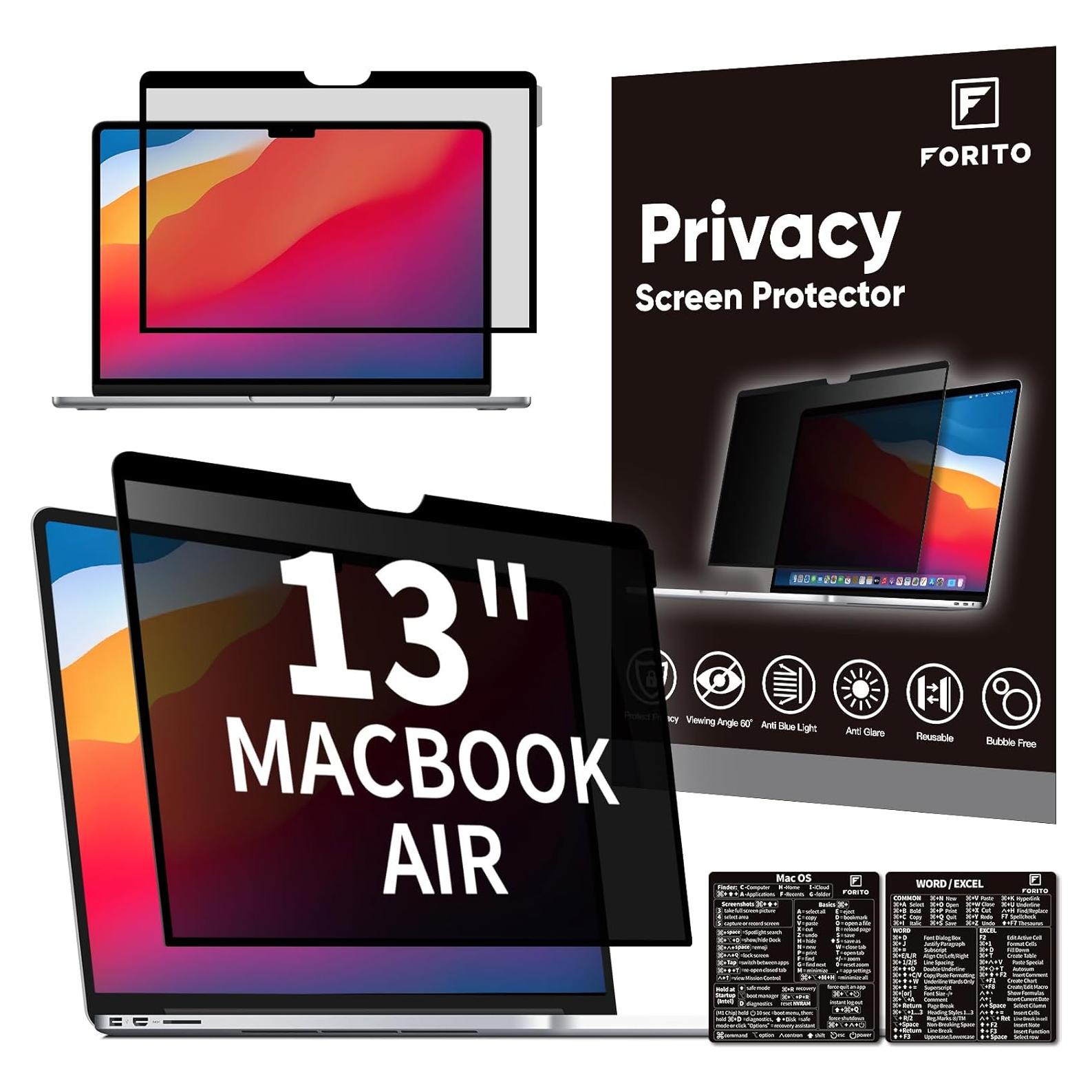 Protector de Pantalla de Privacidad F FORITO para MacBook Air 13"