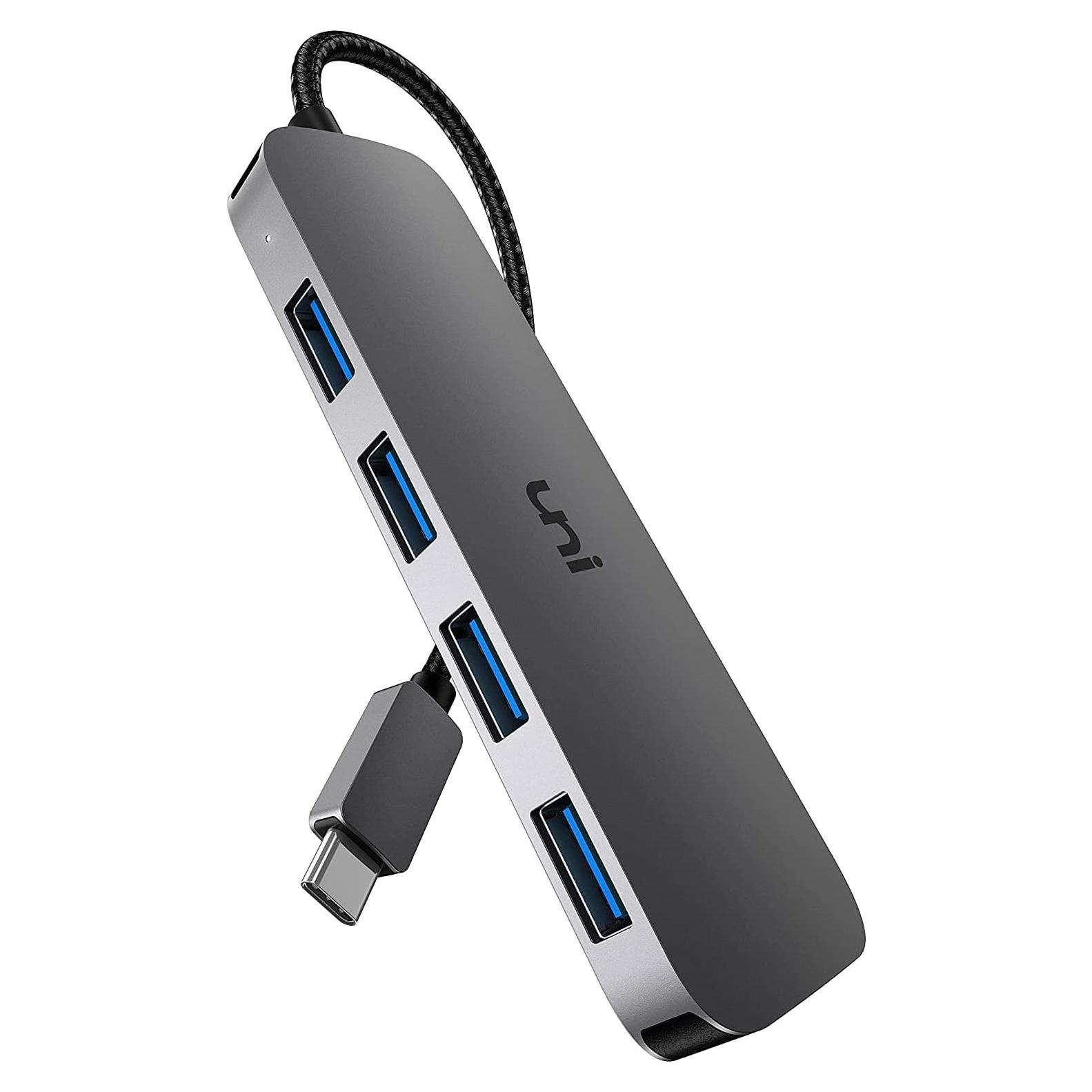 Adaptador USB C a 4 USB A uni, Hub Thunderbolt 3/4 50g