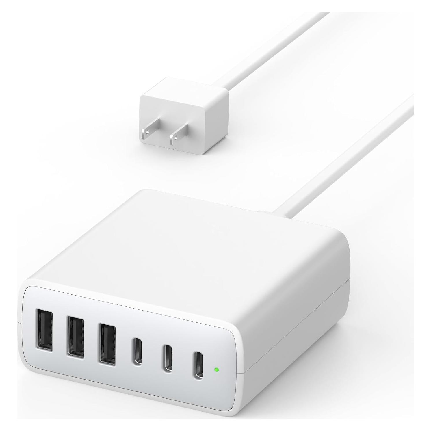 Cargador Rápido USB C 100W 6 Puertos Dongguan Mizhi