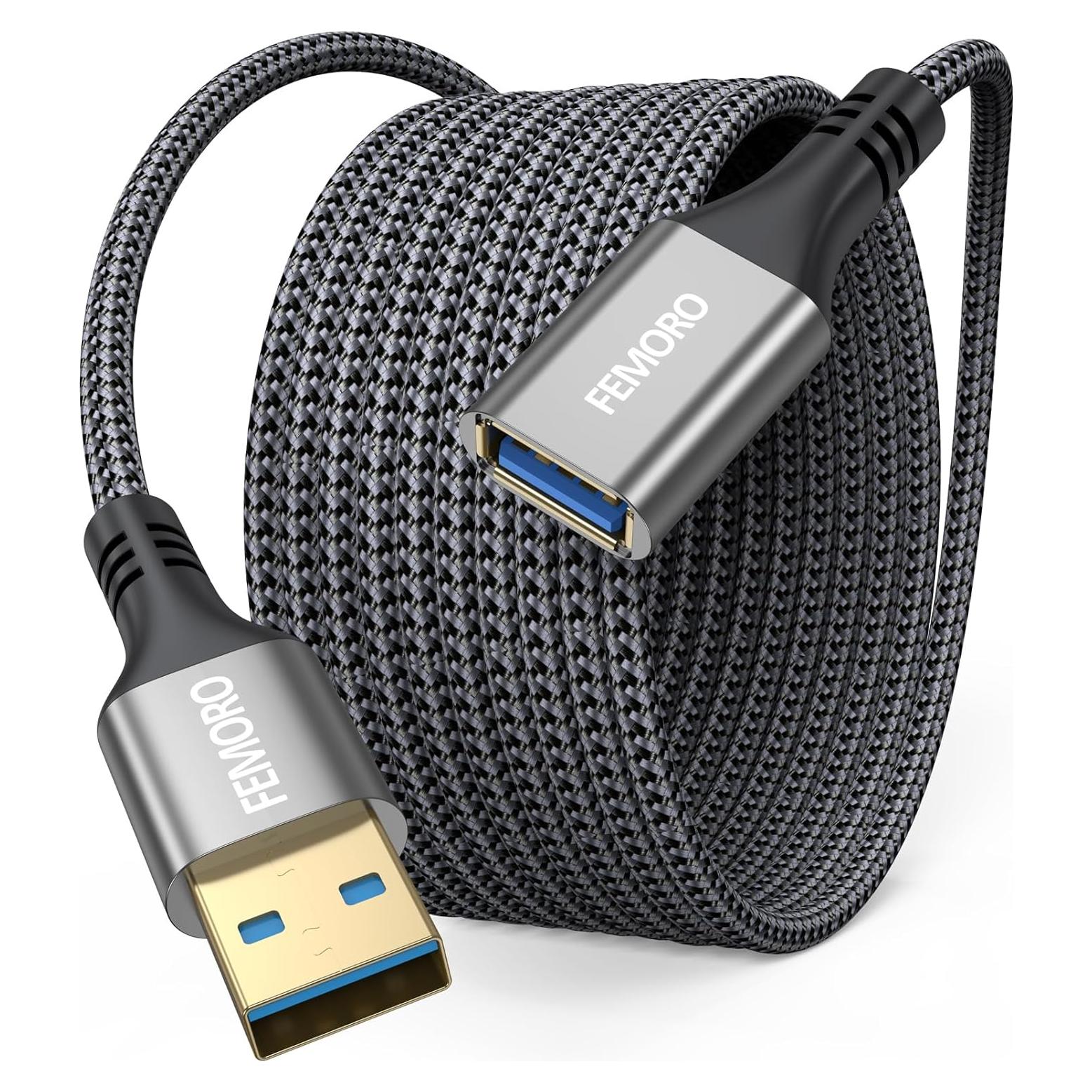 Cable de Extensión USB 3.0 FEMORO 4.57m Macho a Hembra