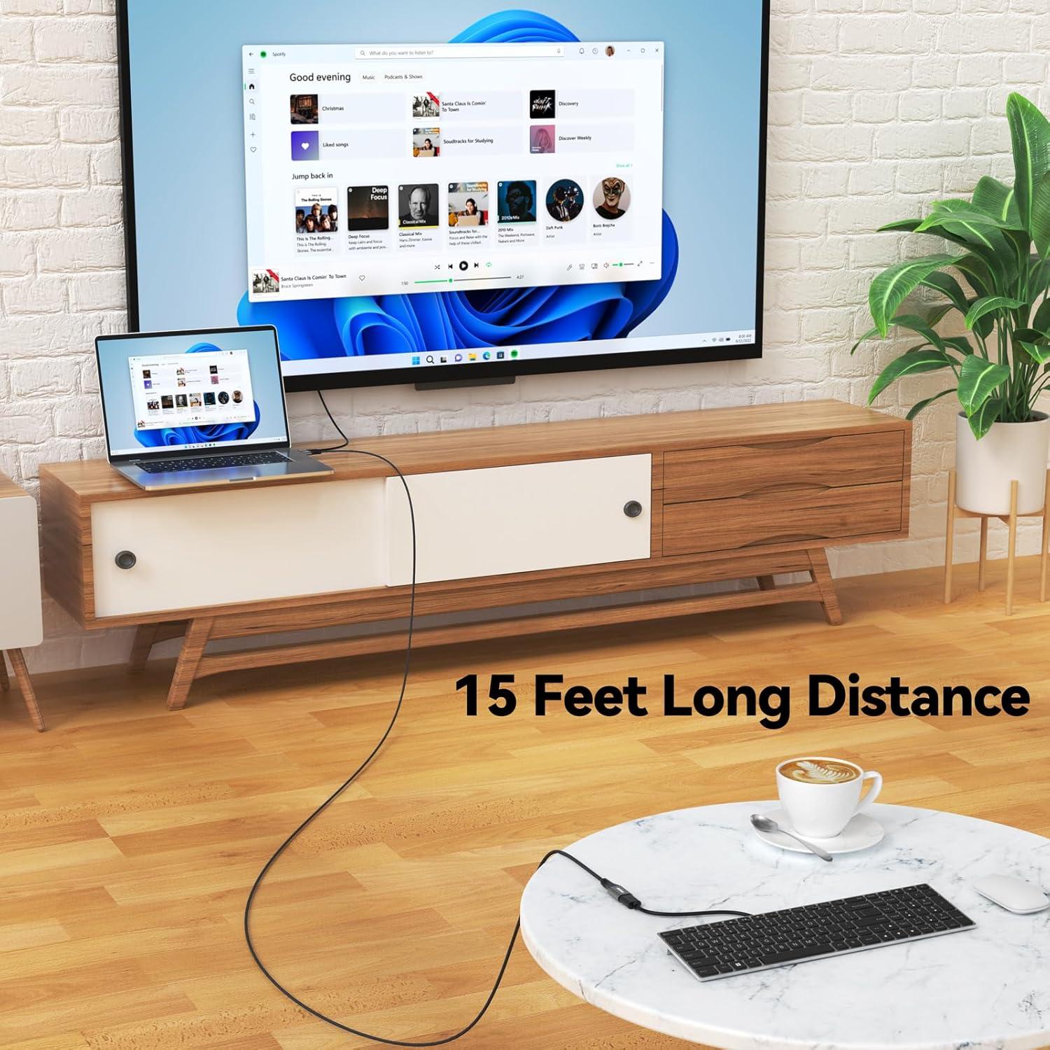 Cable de Extensión USB 3.0 FEMORO 4.57m Macho a Hembra