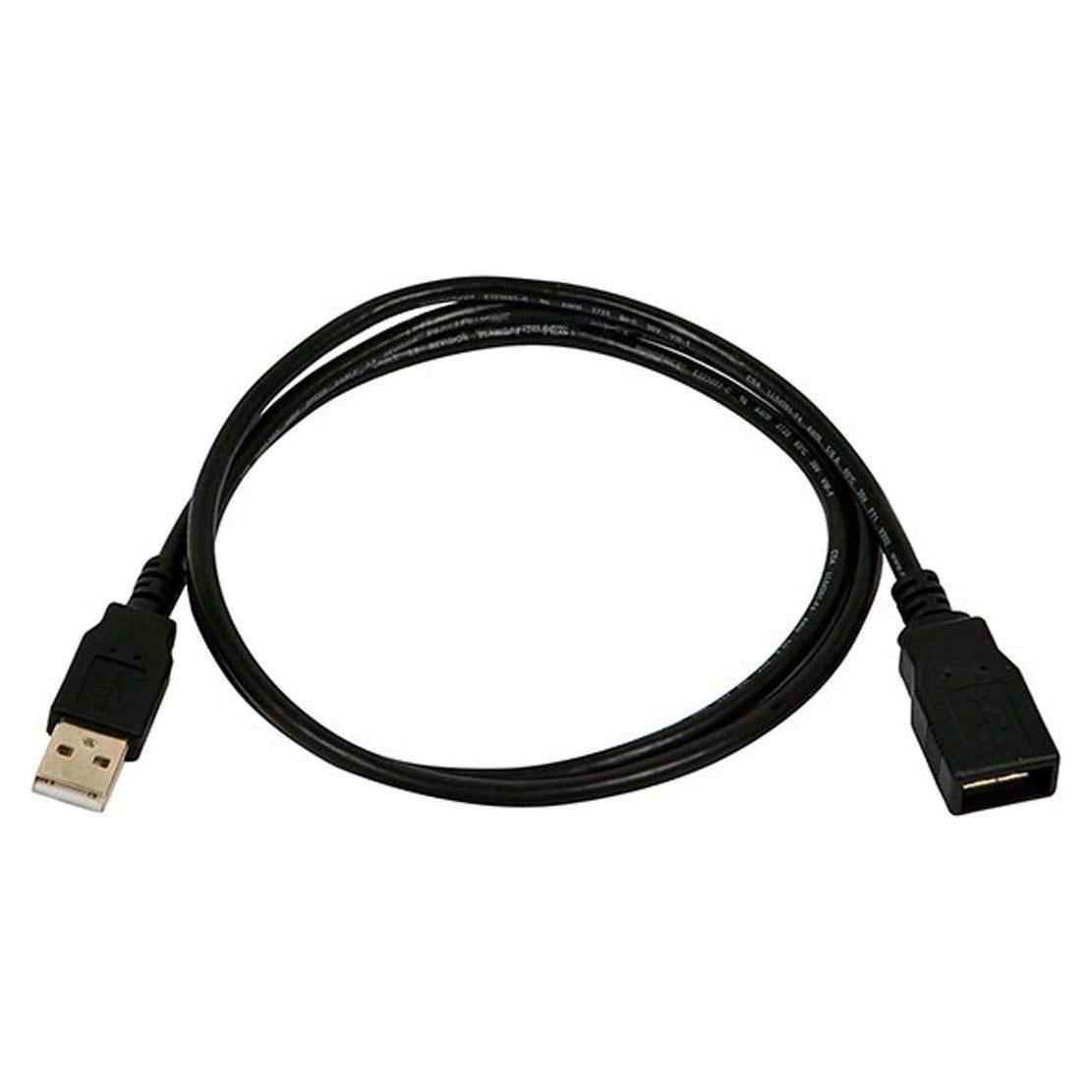 Cable de Extensión USB 2.0 Tipo A Macho a Hembra Monoprice 0.91m Negro