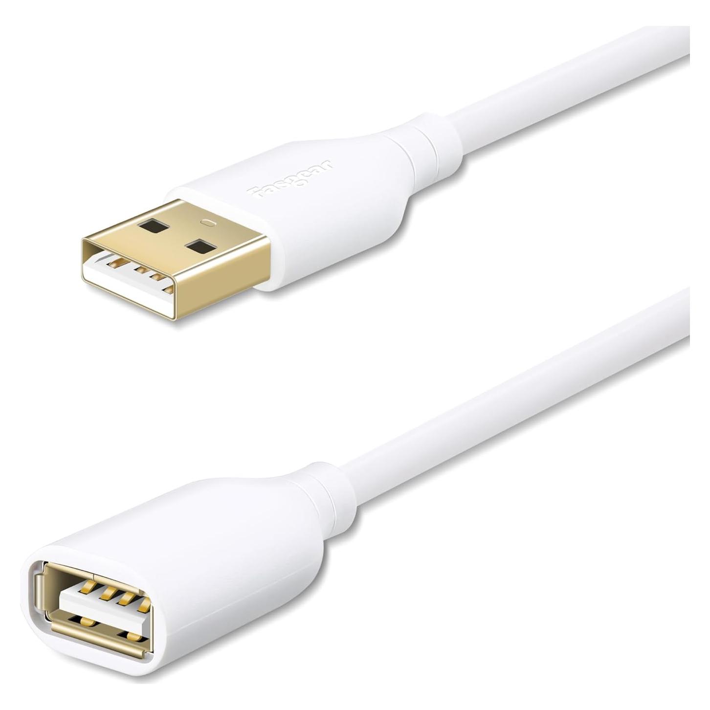 Cable de Extensión USB 2.0 Fasgear 1.83m Tipo A Macho a Hembra