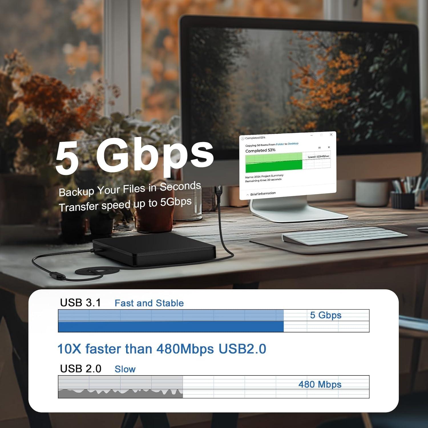 Cable Extensión USB 3.0 1.83m Negro - Shenzen Chuang Wei Da