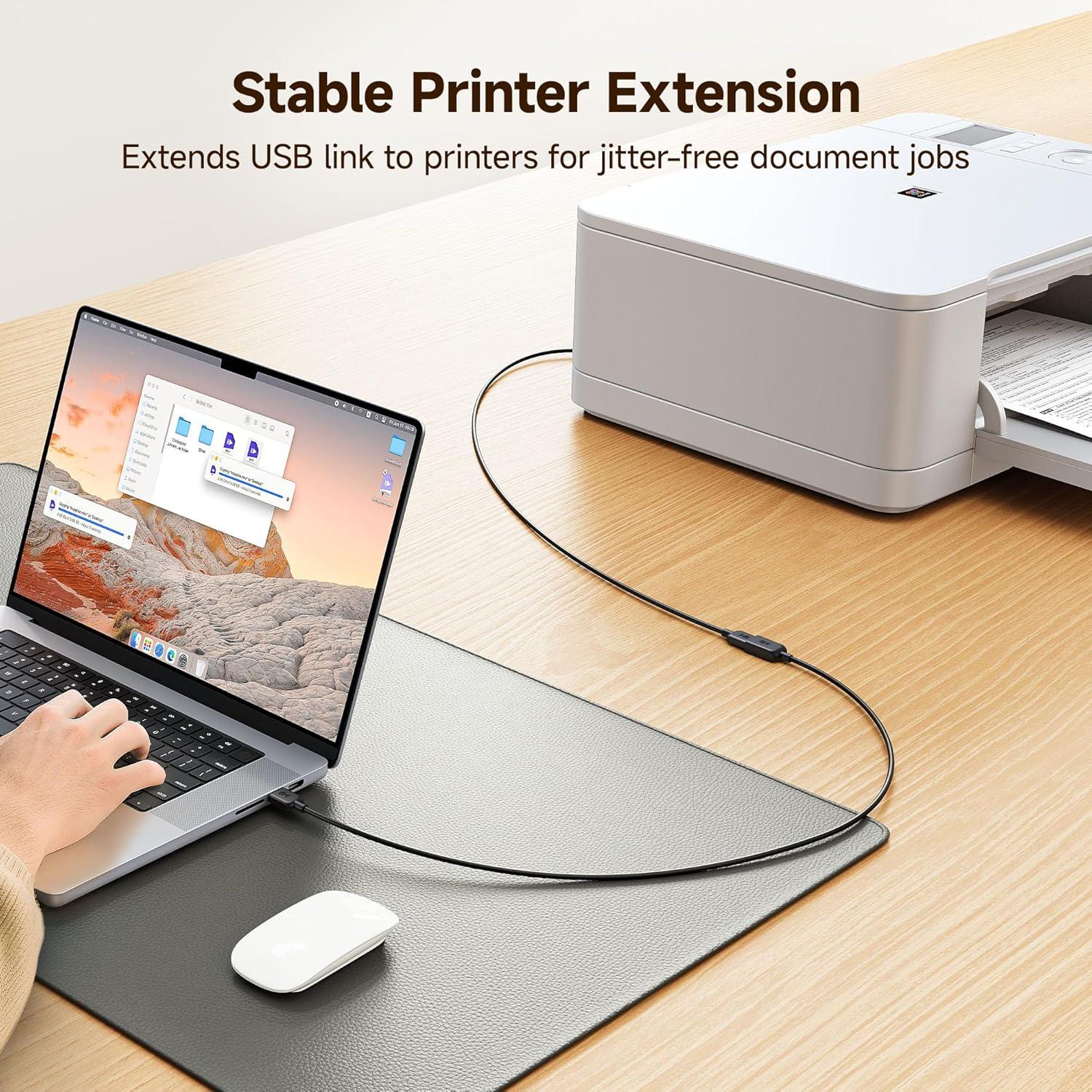 Cable Extensión USB 2.0 Cable Matters 1.83m Paquete de 3