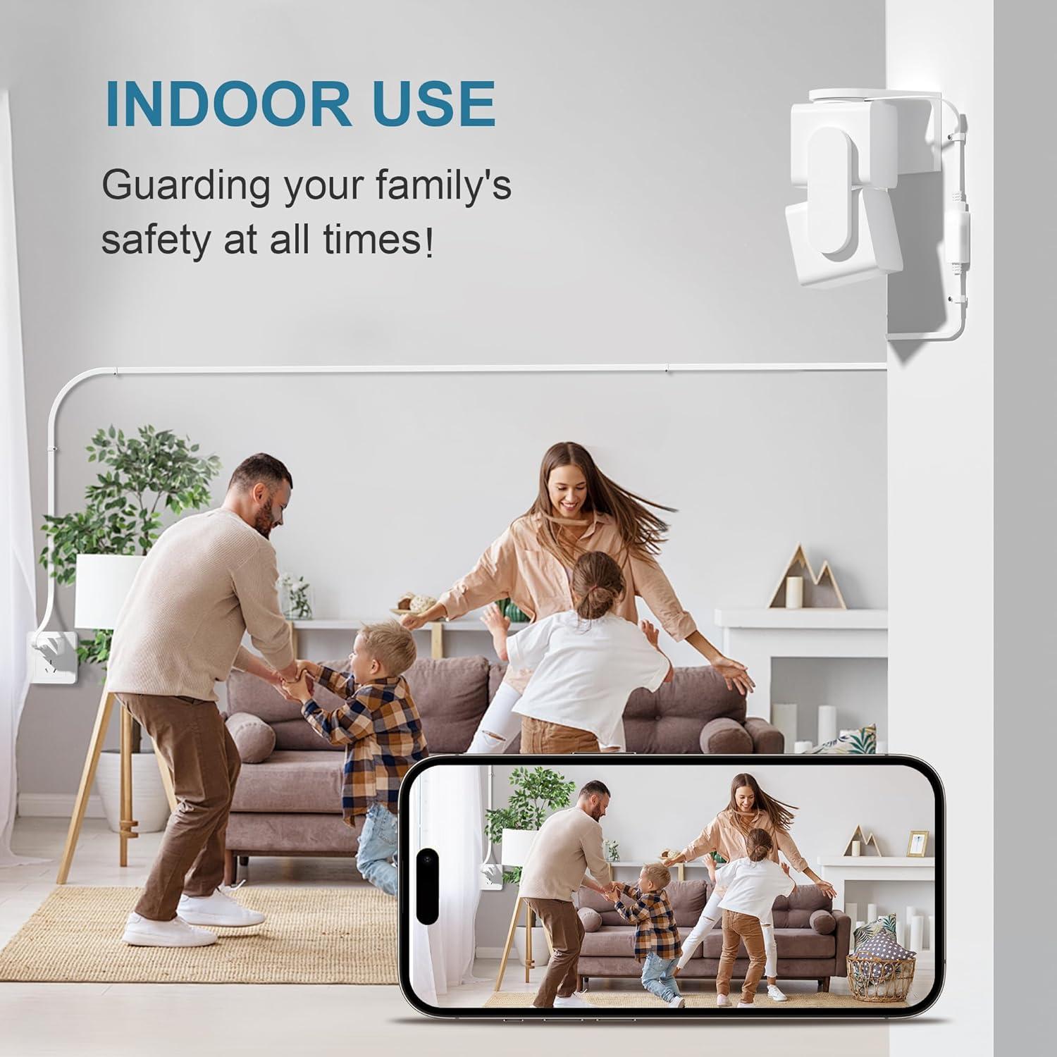 Cable de Extensión USB Itramax Blanco Plano 3M 2 Paquetes