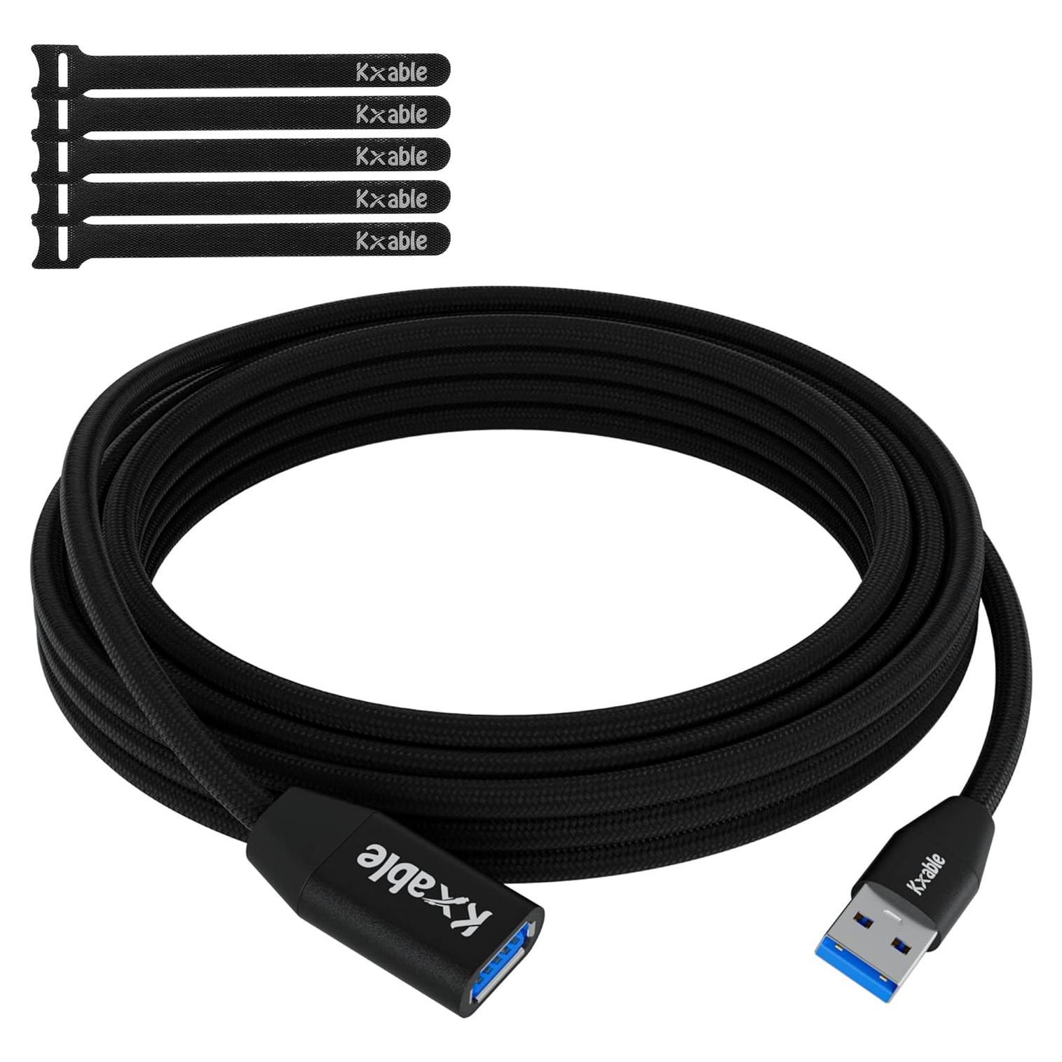 Cable Extensión USB 3.0 Kxable 4.57m Macho a Hembra 5Gbps
