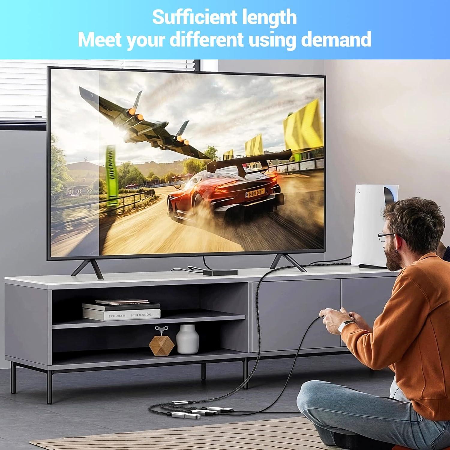 Cable Divisor USB 3 en 1 MOGOOD 2M para Carga y Datos