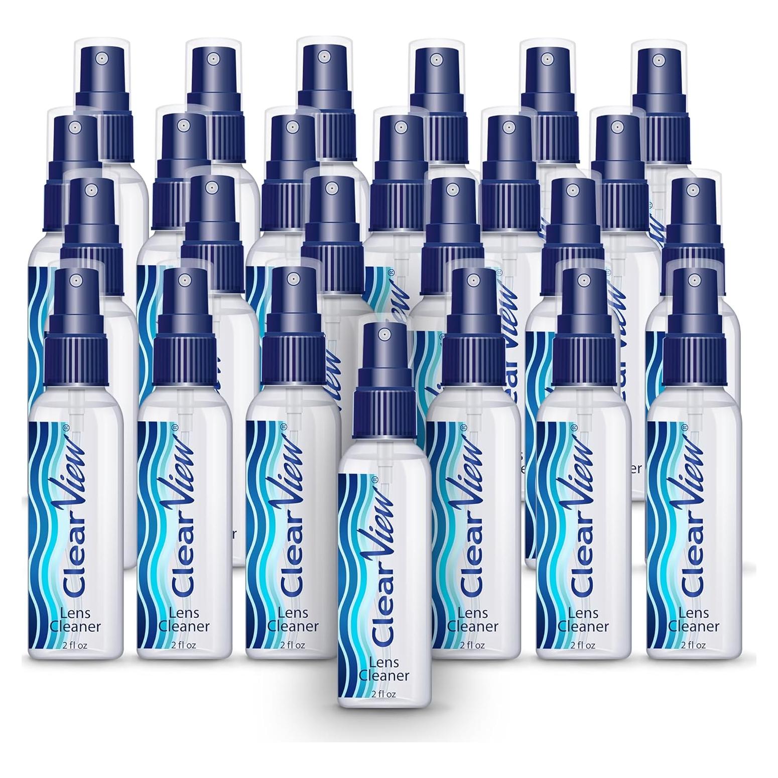 Spray Limpiador de Lentes Clear View - 25 Botellas de 59ml