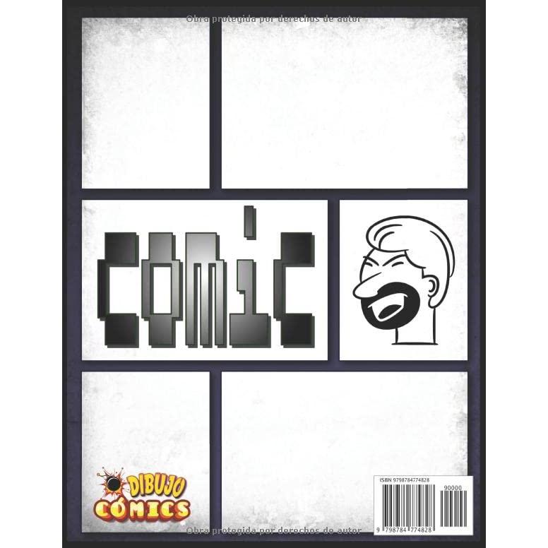 Crea Tu Cómic: Aprenda A Dibujar Sus Propios Cómics Para Niños Con 100 Plantillas Variantes Y Burbujas De Subtítulos | Tira De Dibujos Animados Novela Gráfica | Regalos Niños 7 Años (Spanish Edition)