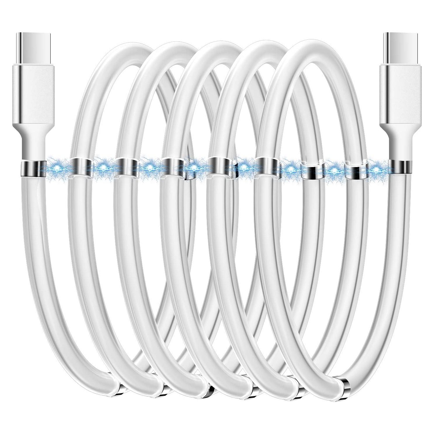 Cable de Carga Magnético AICase Tipo C a Tipo C 1m Carga Rápida