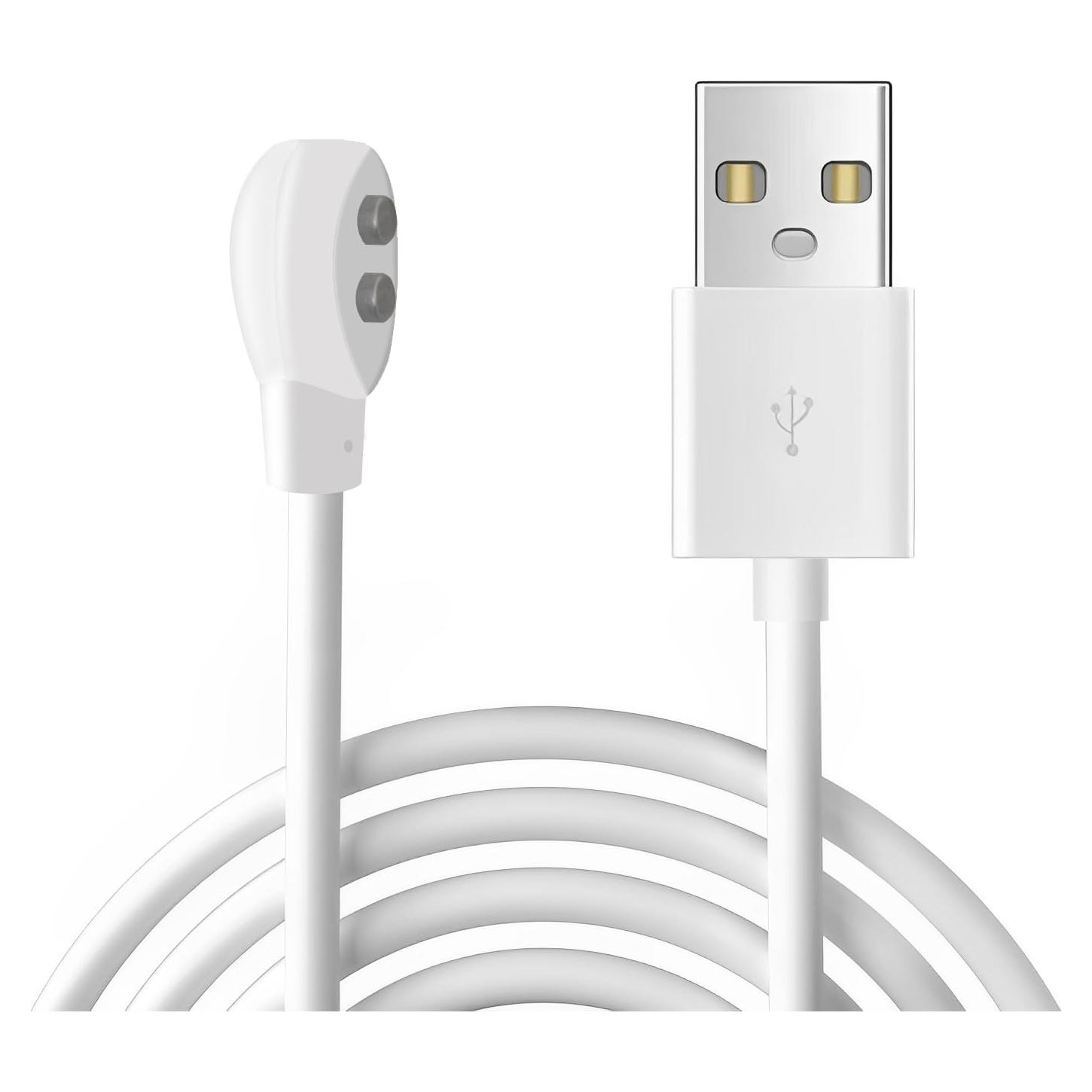 Cable de Carga USB Magnético 6mm YiKaiEn 0.82m Blanco