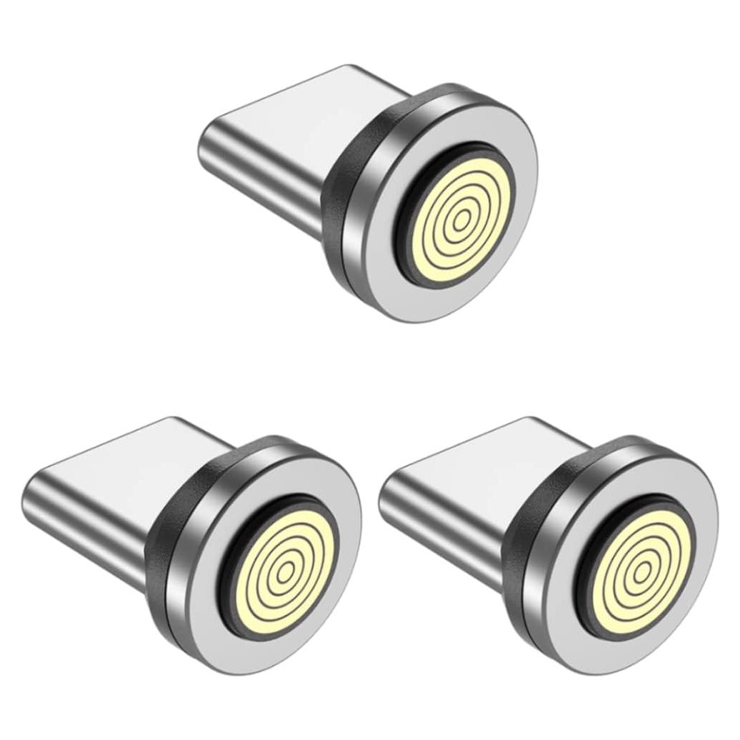 Adaptadores Magnéticos USB Tipo C EndlesShine 3 Paquete Carga Rápida