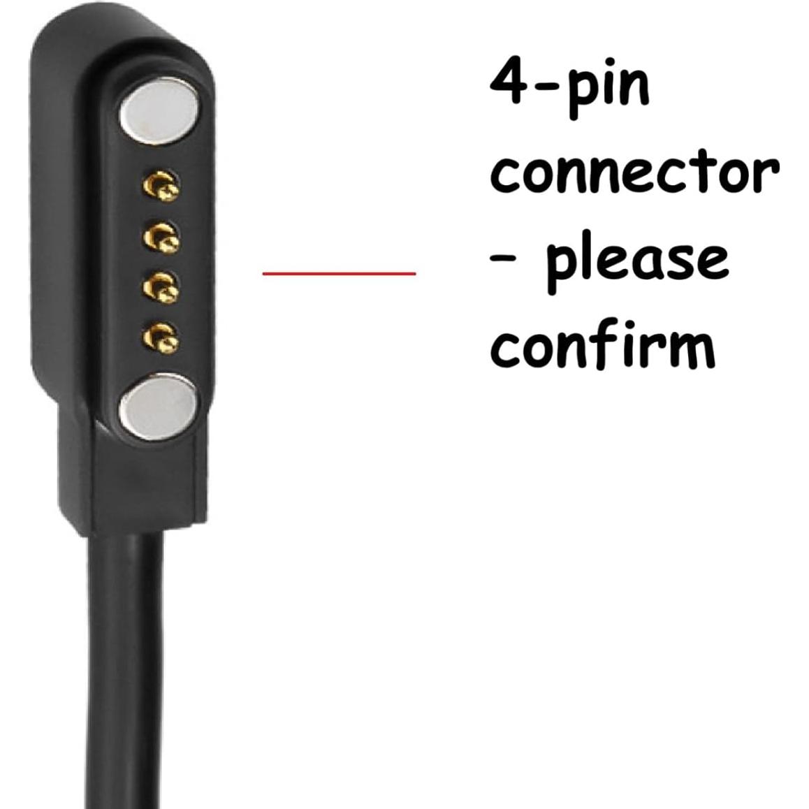 Cable de carga magnético Haourlife 60cm para auriculares