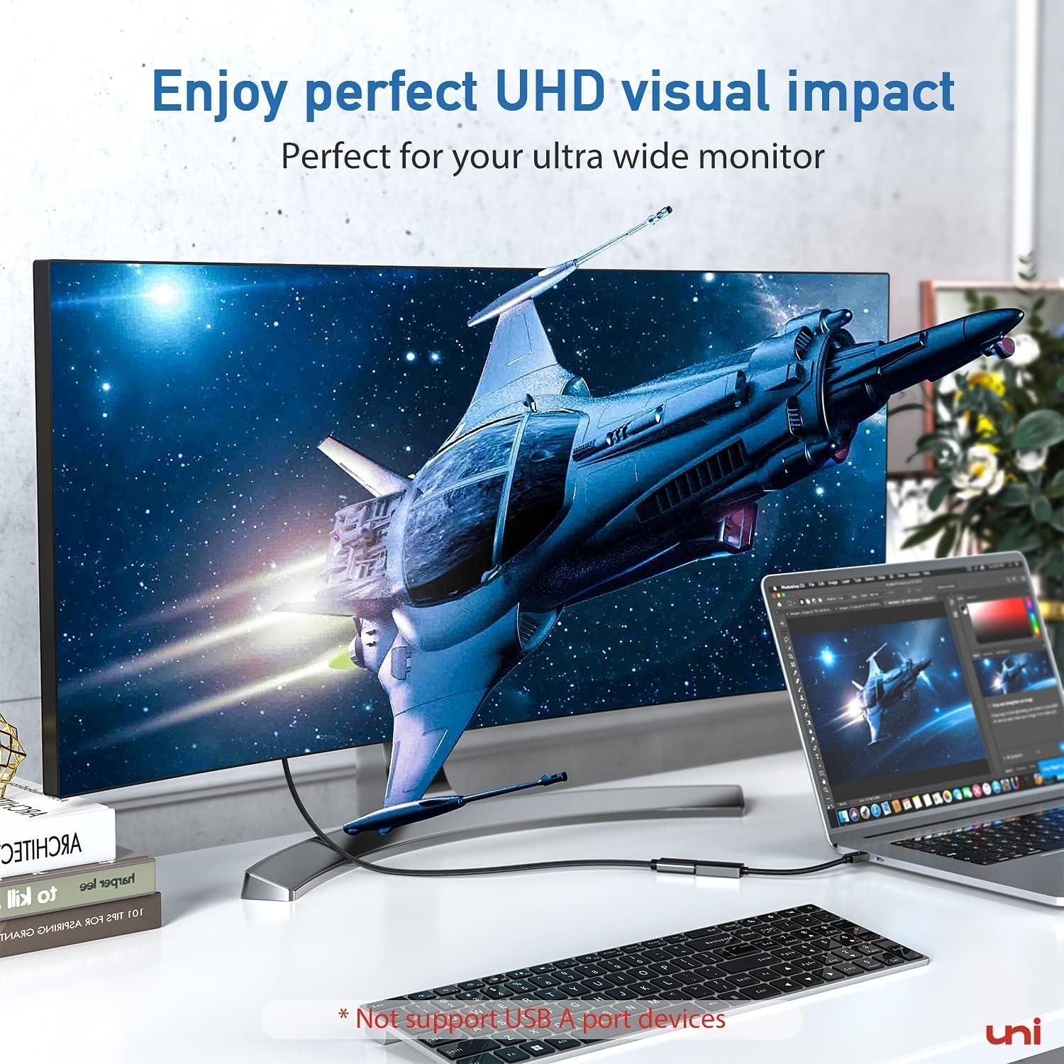 Adaptador USB C a HDMI 4K uni - Compatible con MacBook, iPhone 15