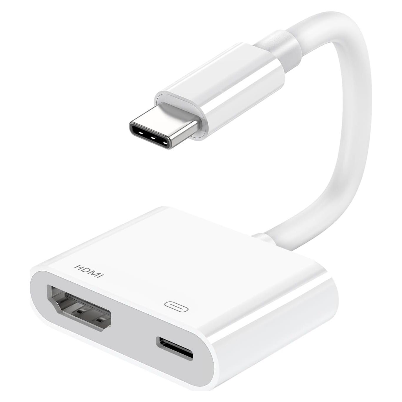 Adaptador USB C a HDMI SUPVOL 4K para iPhone 15/16 y MacBook
