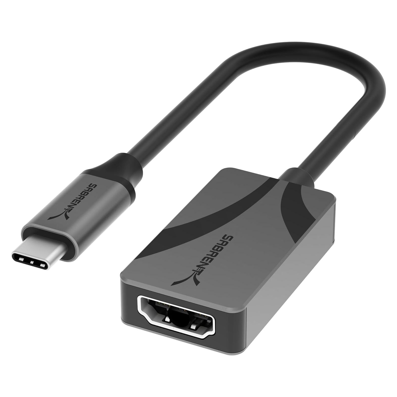 Adaptador HDMI a USB C Sabrent DA-CH4K 4K 60Hz Aluminio