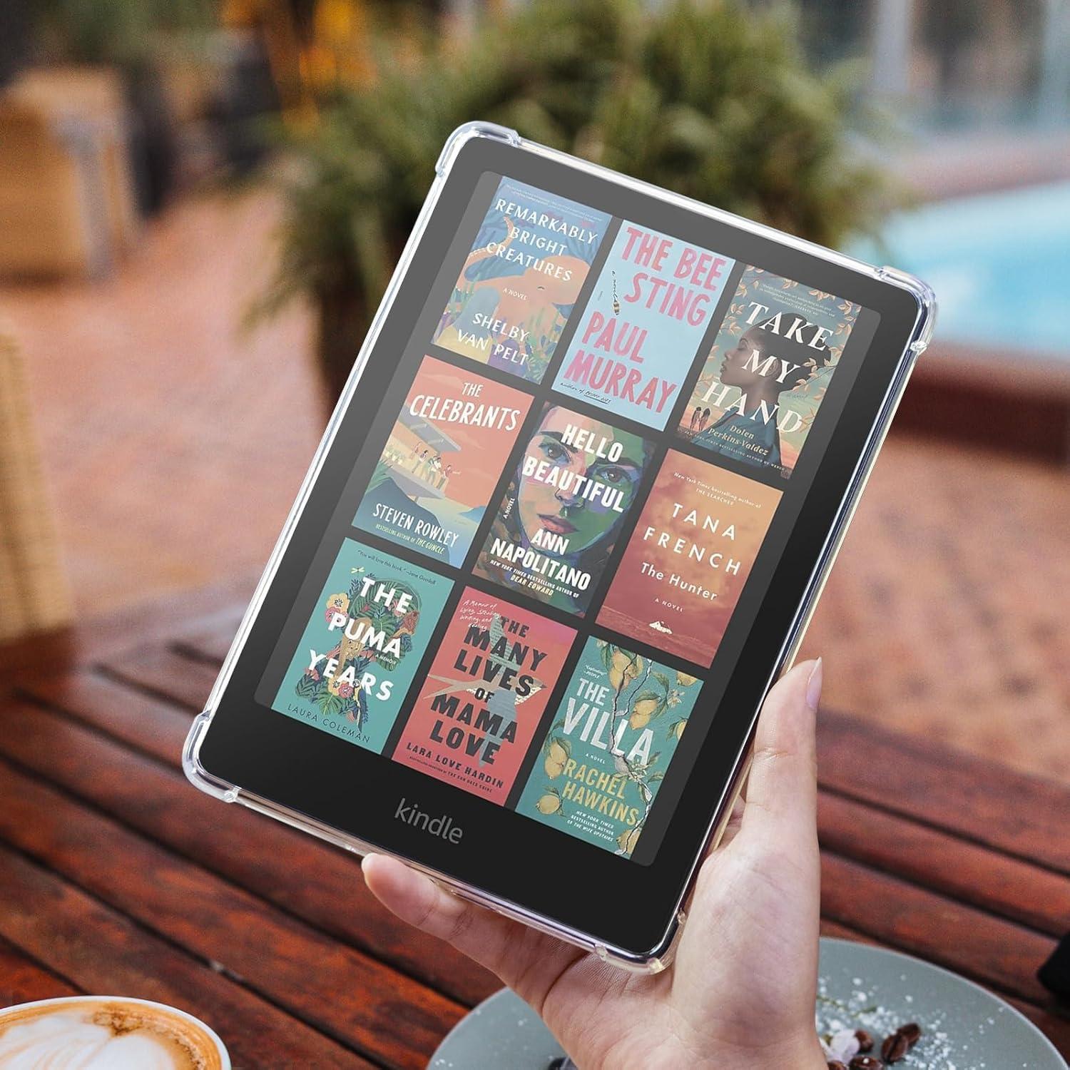 Funda Transparente CoBak para Kindle Paperwhite 2024 - Ligera y Resistente