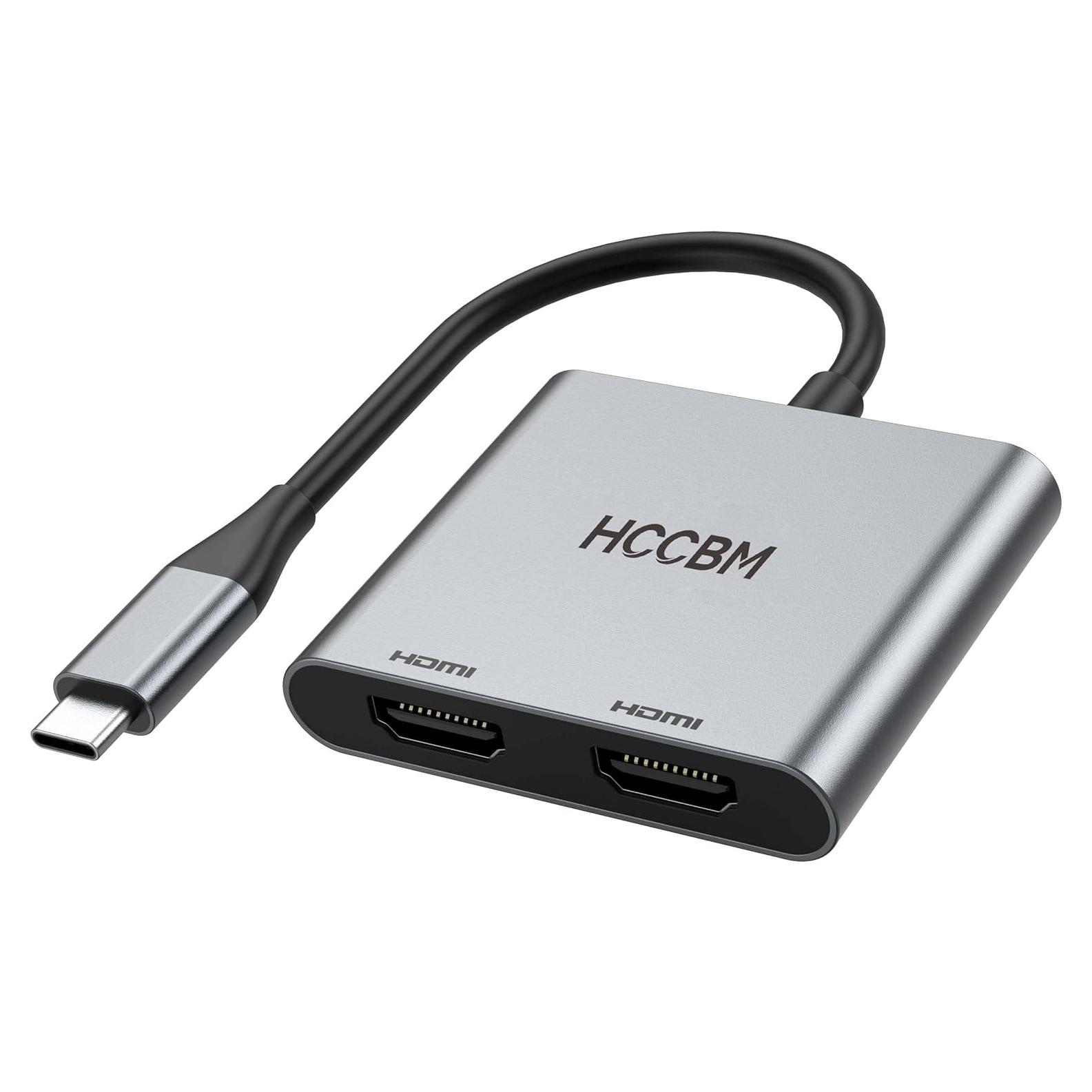 Adaptador USB C a Doble HDMI 4K 60Hz - Shenzhen HCC-012